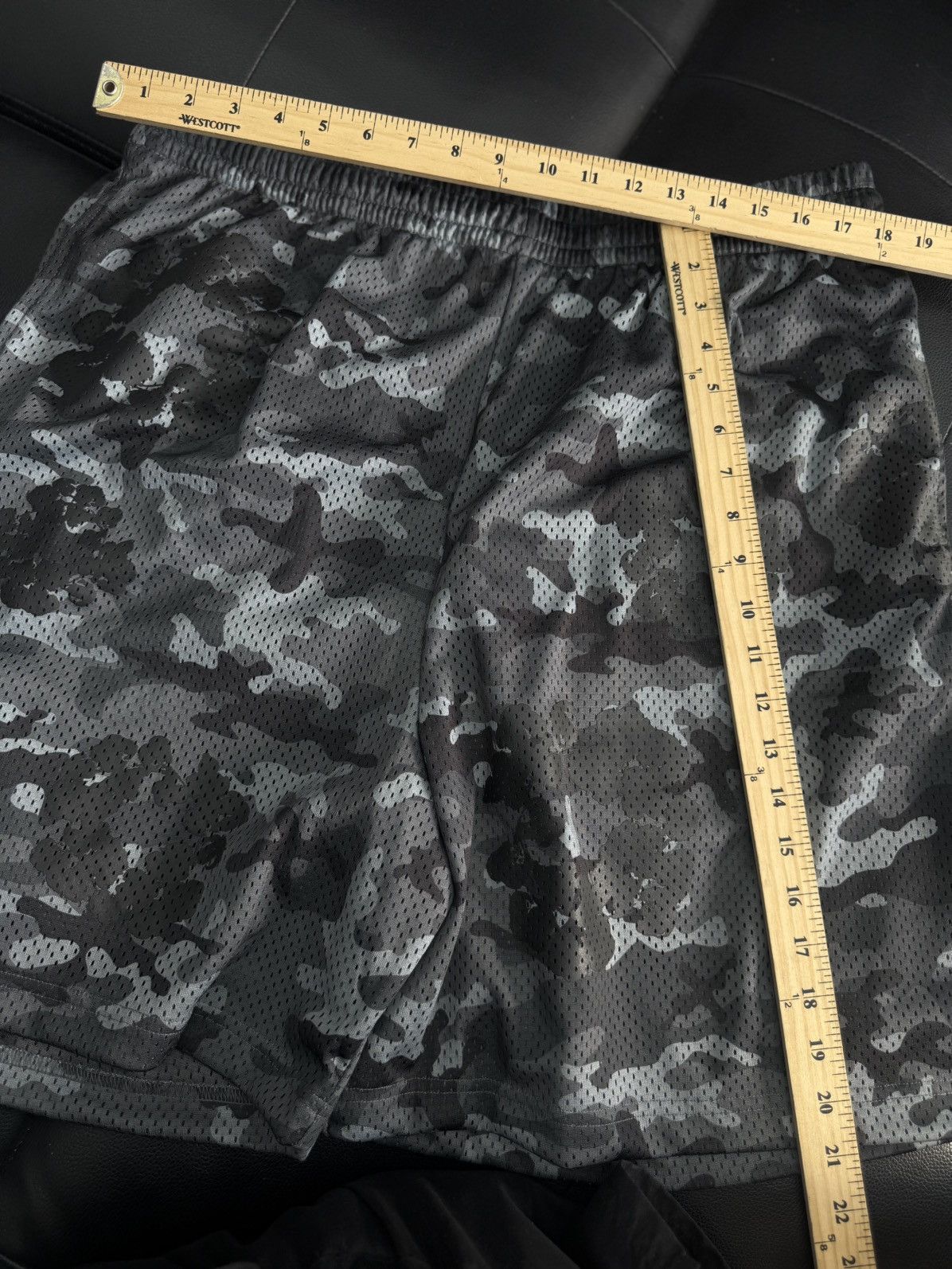 DENIM TEARS Denim Tears Mesh Summer Shorts Black Camo Size XXL (NEW) Size US 38 / EU 54 - 6 Thumbnail