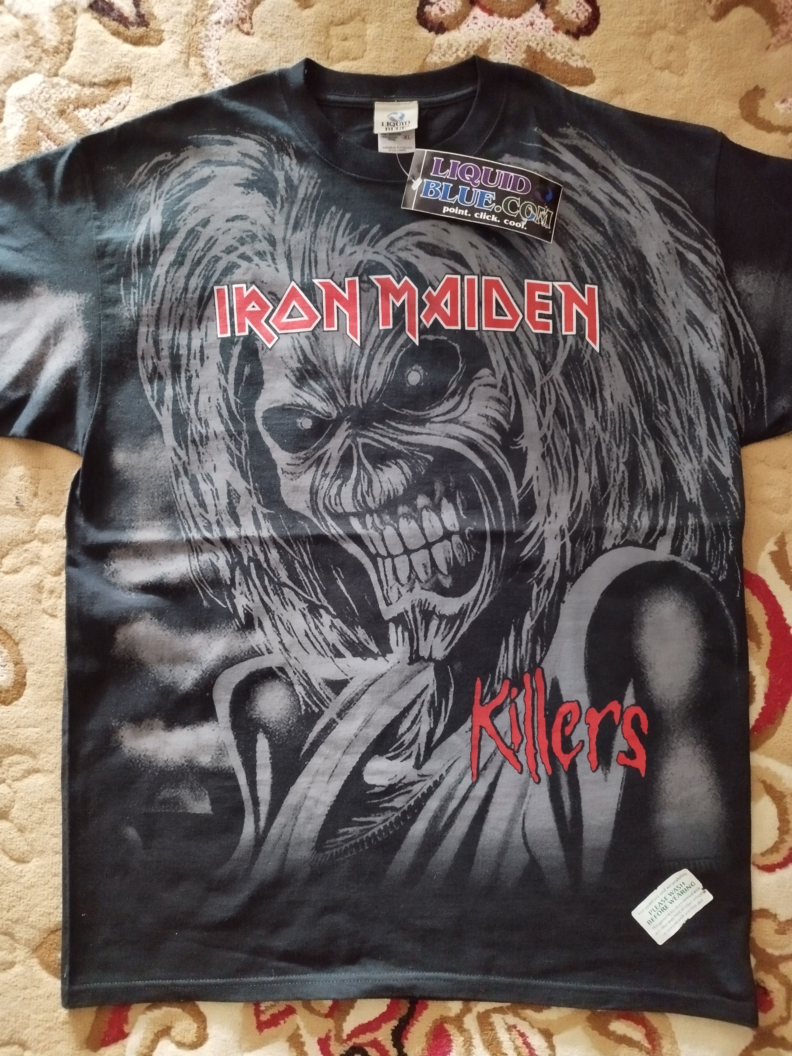 Band Tees × Iron Maiden Iron Maiden Killers Vintange Overprint Size US XL / EU 56 / 4 - 3 Thumbnail