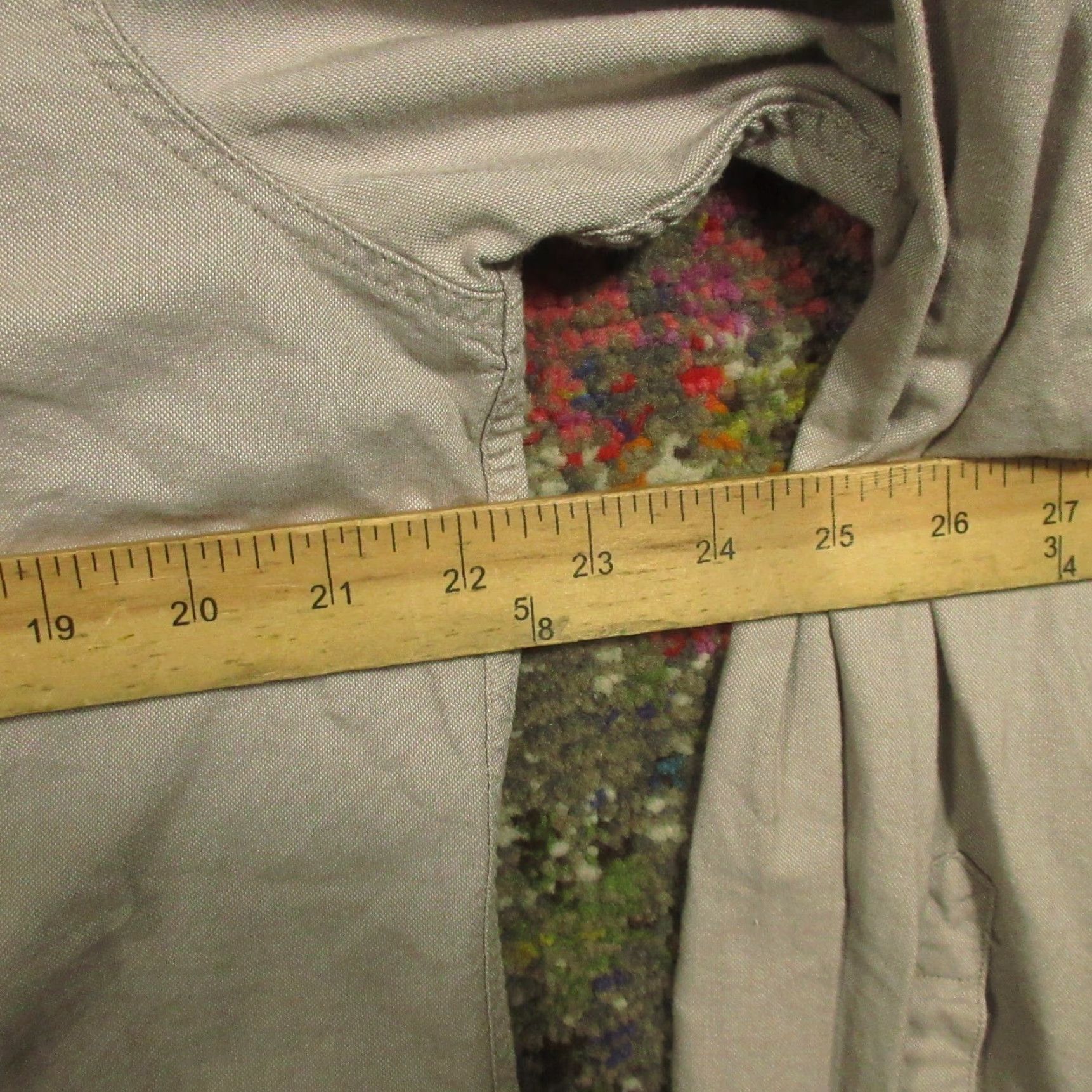 Rag & Bone Rag & Bone Button Down Long Sleeve Shirt Mens L Solid Gray Twill Dress or Casual Size US L / EU 52-54 / 3 - 4 Thumbnail