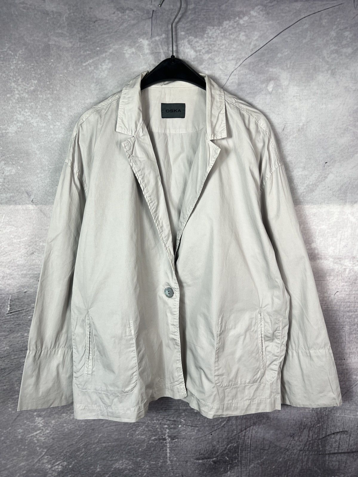 OSKA Oska Gray Double Pockets Blazer Jacket Size M / US 6-8 / IT 42-44 - 1 Thumbnail
