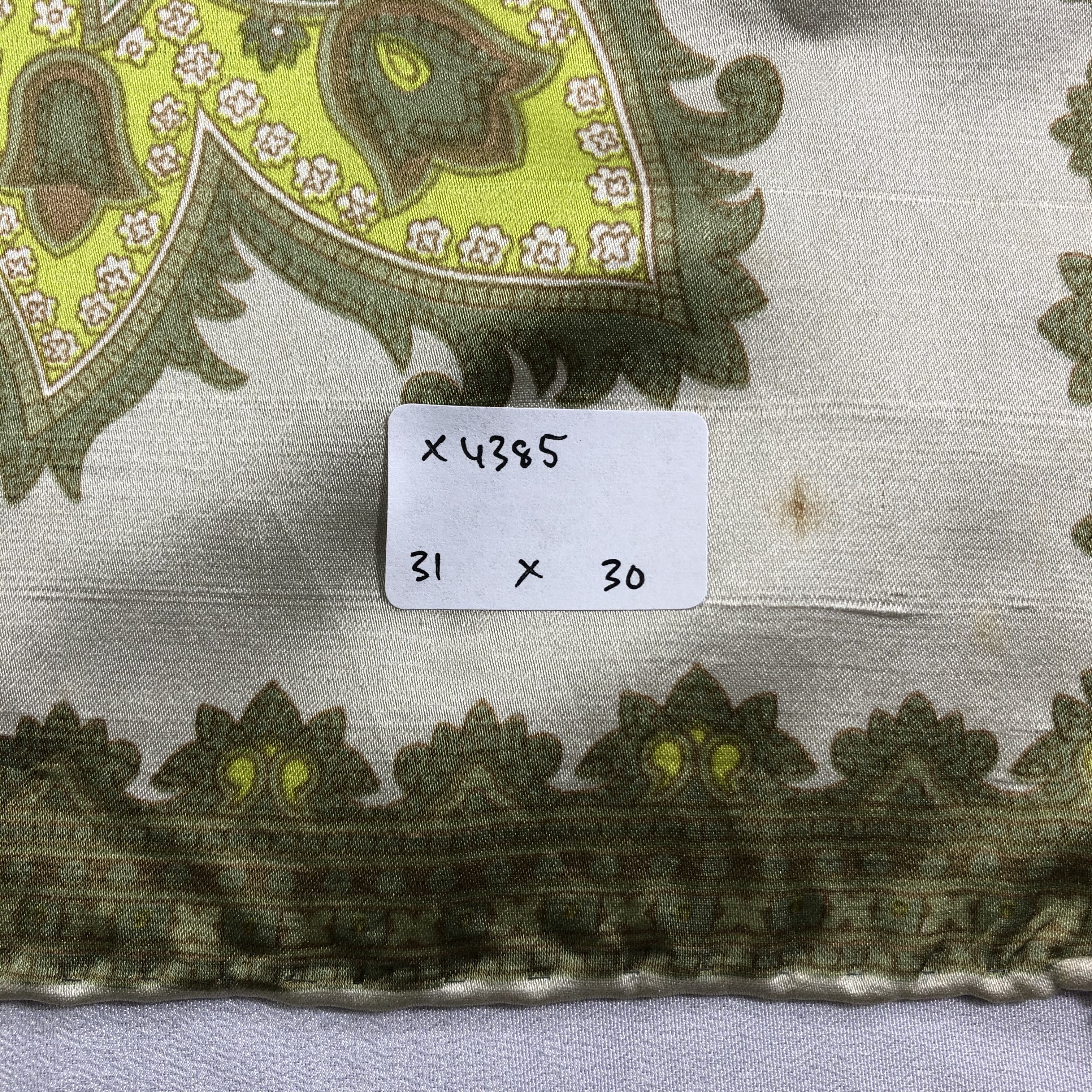 Vintage Vintage Silk Scarf Size ONE SIZE - 8 Thumbnail