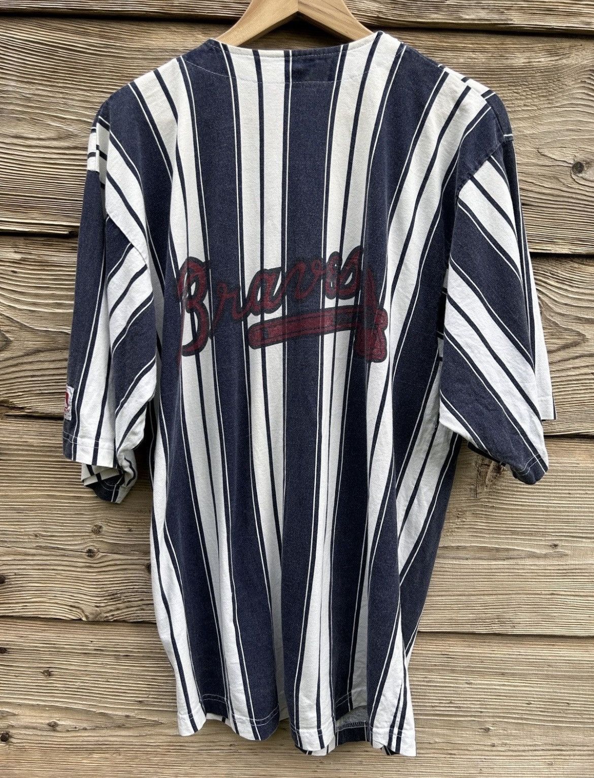 Vintage Vintage Atlanta braves mlb shirt Size US M / EU 48-50 / 2 - 5 Thumbnail