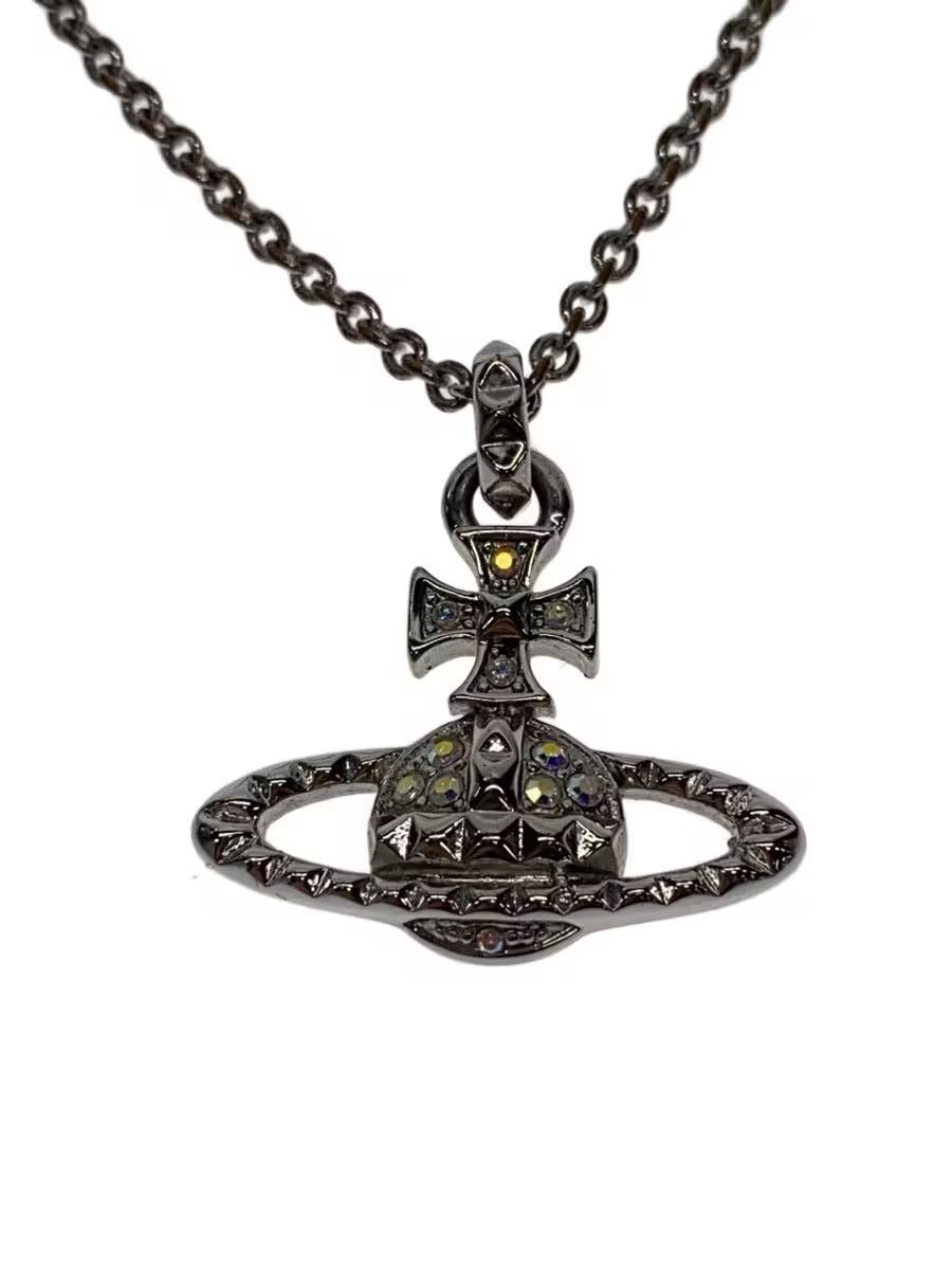 Vivienne Westwood Crystal Studded Orb Necklace Size ONE SIZE - 1 Thumbnail