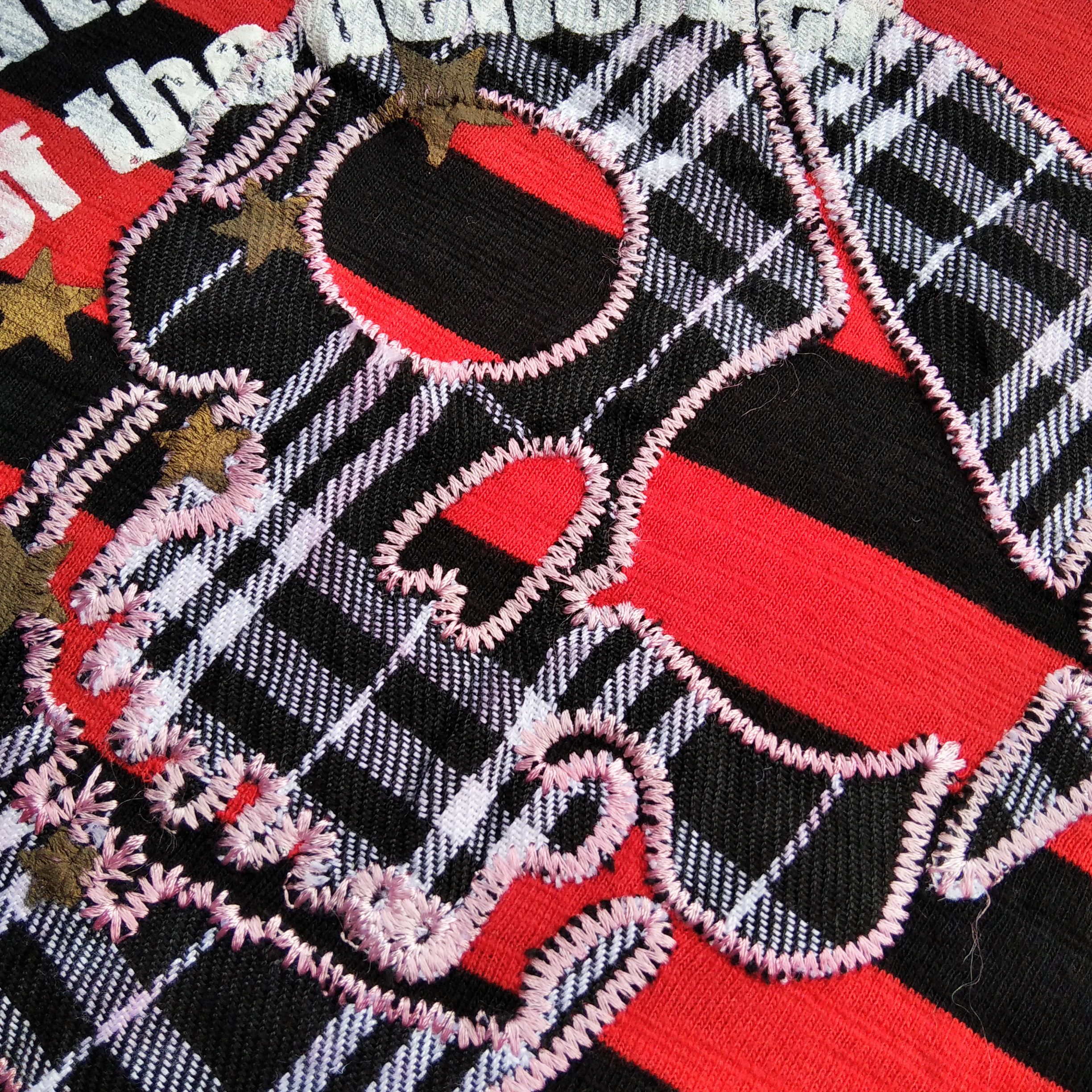 Hysteric Glamour Vintage Y2K SUCURE POMME Japanese Brand Stripes Skull Size US M / EU 48-50 / 2 - 3 Thumbnail