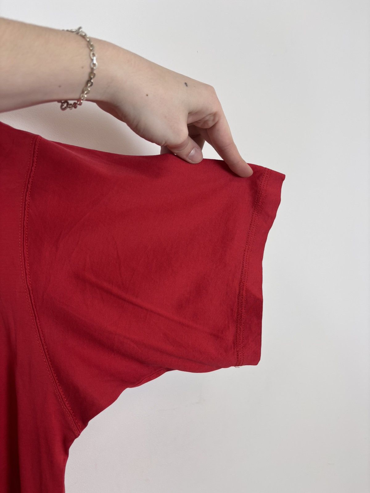 Trussardi Vintage Trussardi Jeans Men’s Red Cotton T-Shirt Tee Size US M / EU 48-50 / 2 - 7 Thumbnail