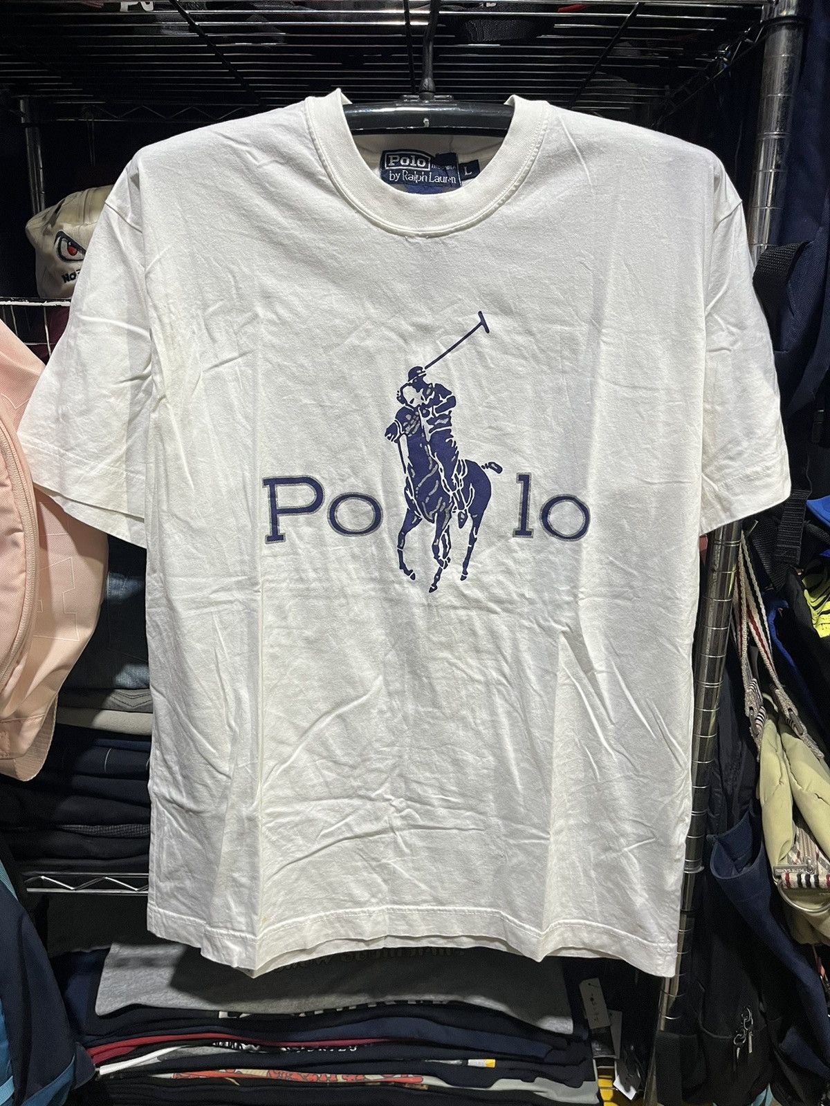 Polo Ralph Lauren Polo Ralph Lauren Big Pony Tee Logo 90s Size US L / EU 52-54 / 3 - 1 Thumbnail