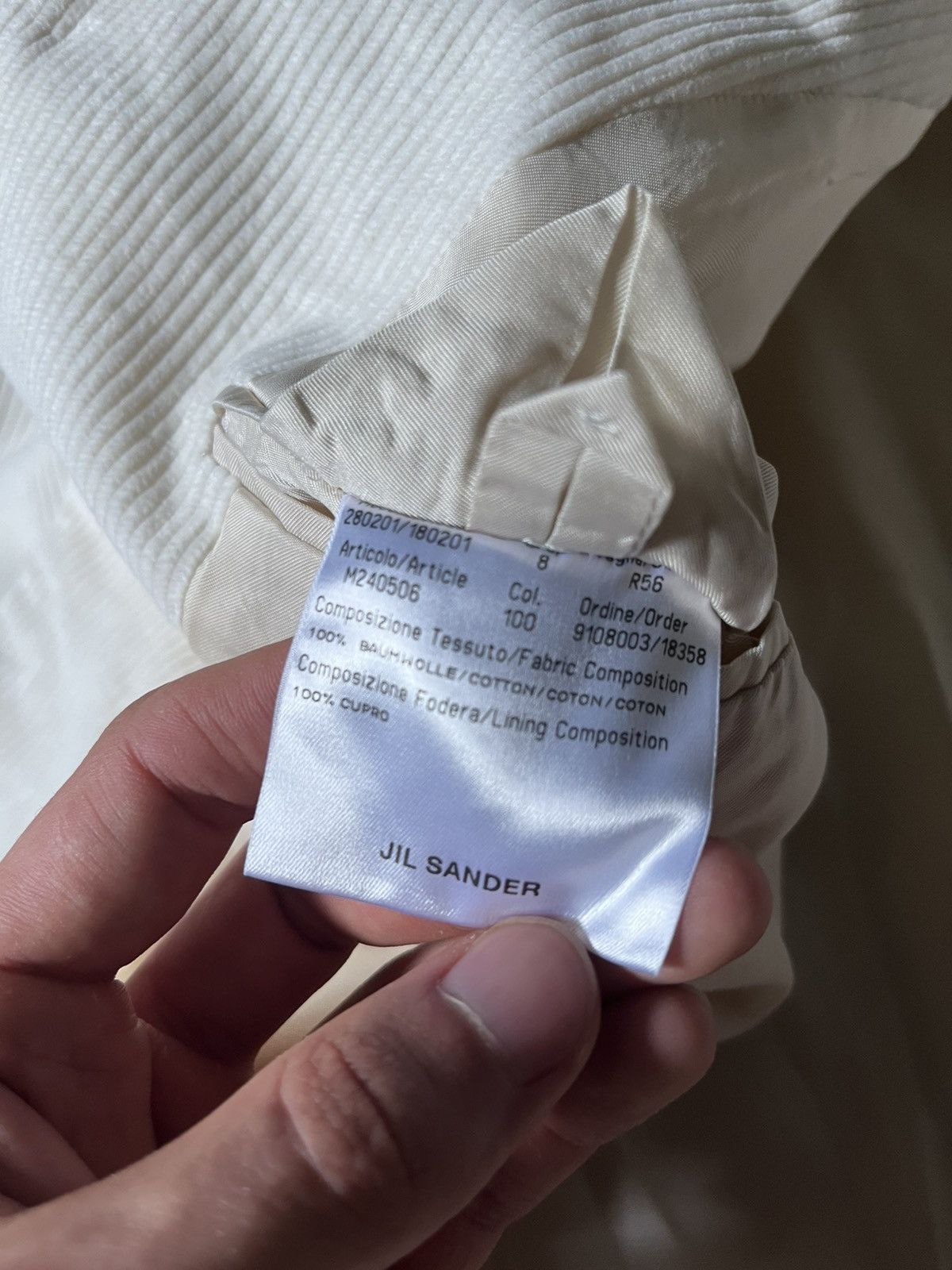 Jil Sander Jil Sander by Raf Simons corduroy suit 00s rare Size US XL / EU 56 / 4 - 10 Thumbnail