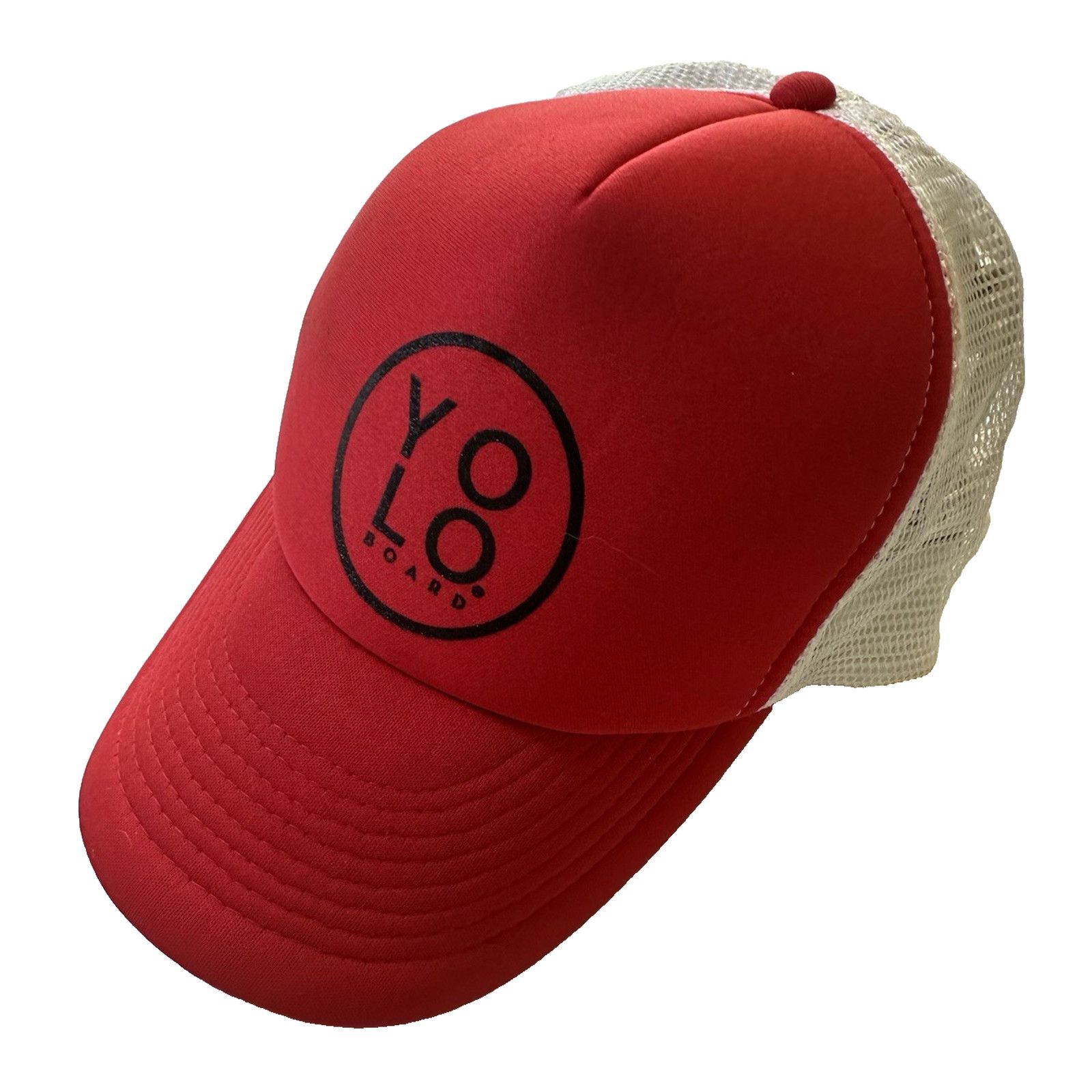 Other YOLO Boards Trucker Hat Snapback OSFA Red/White Surfing Size ONE SIZE - 1 Thumbnail