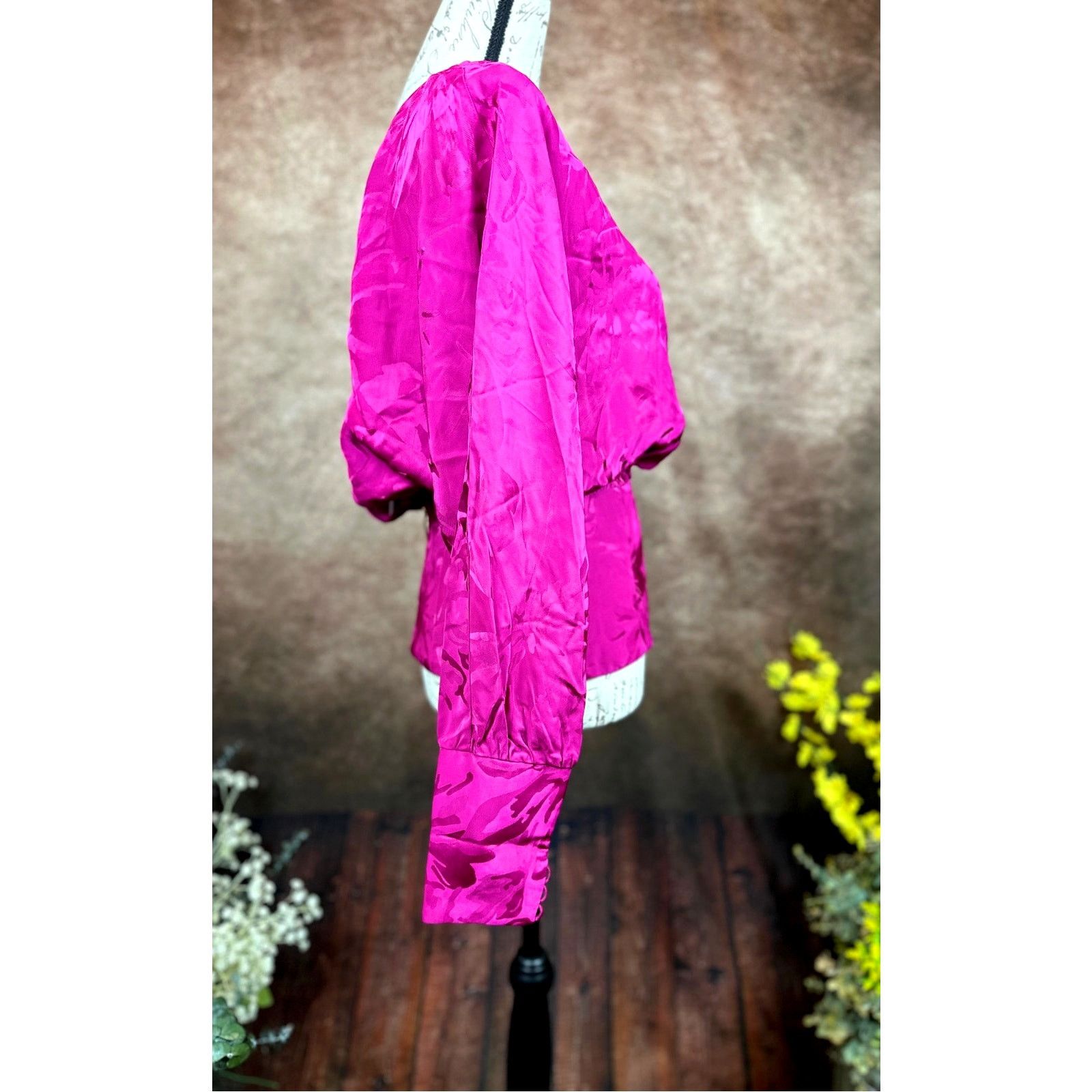 Other Silvia Tcherassi Sirmione Blouse Mulberry Floral XS Size XS / US 0-2 / IT 36-38 - 10 Thumbnail