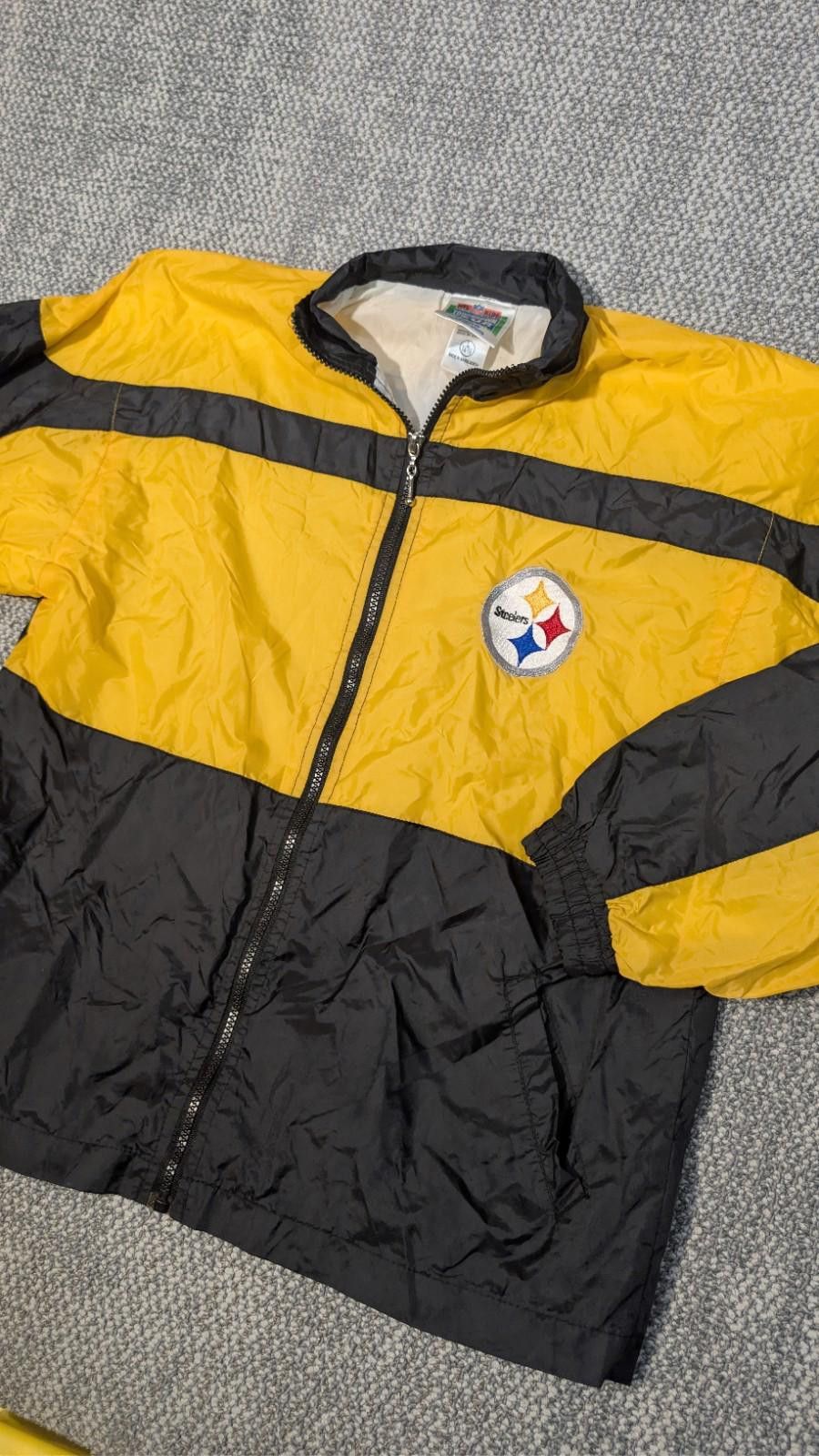 NFL NFL Kids Touchdown Zone Official Steelers Wind Breaker Size ONE SIZE - 5 Thumbnail