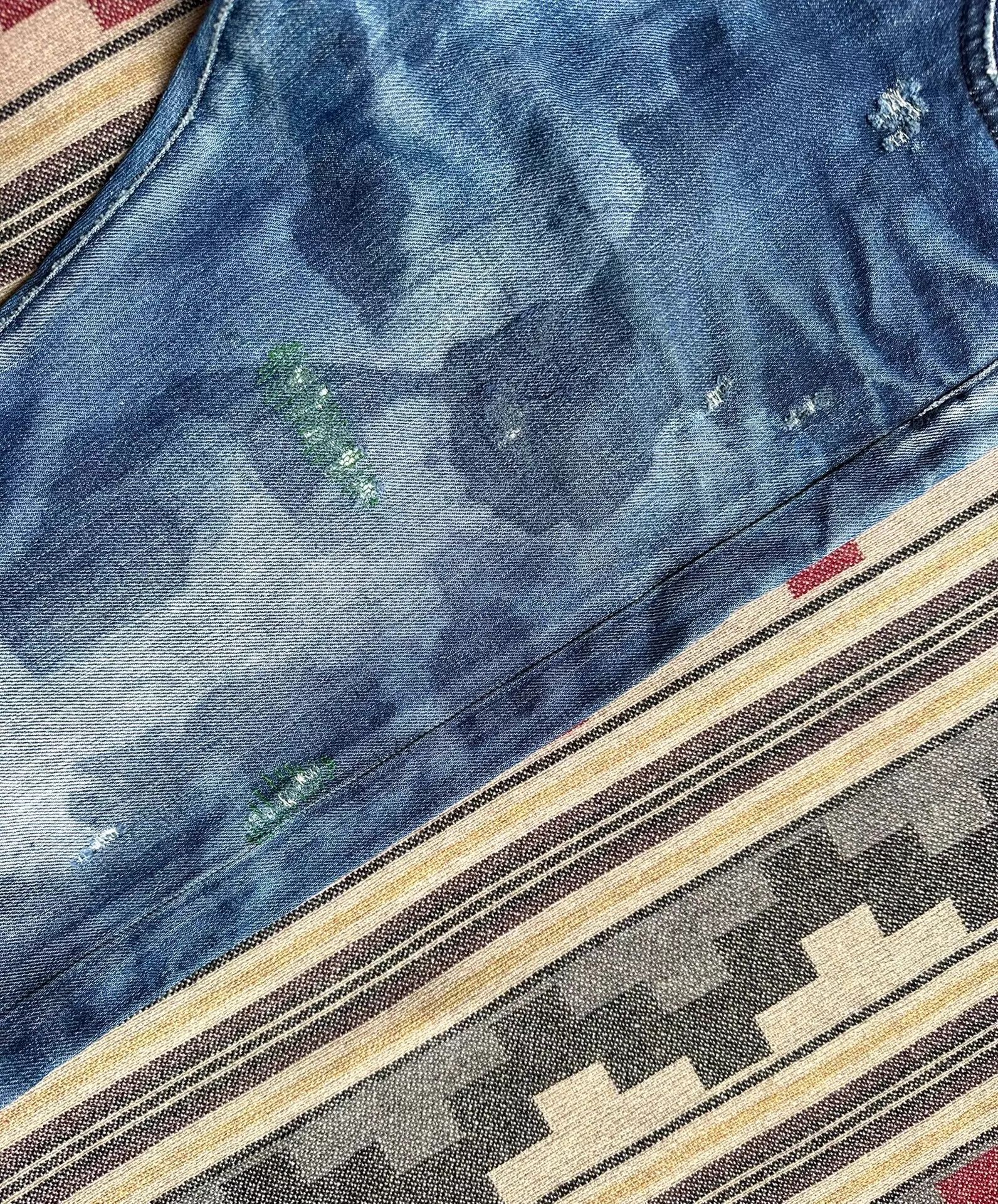 Prps PRPS GOODS&CO Heavy Acid Embroidered Patch Jeans 30 Size US 30 / EU 46 - 6 Thumbnail
