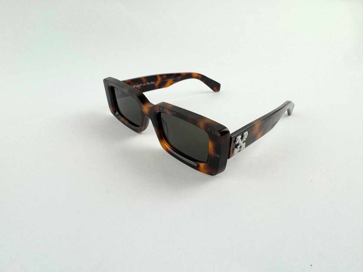 Off-White OFF WHITE TURTOISE ARTHUR SUNGLASSES Size ONE SIZE - 5 Thumbnail