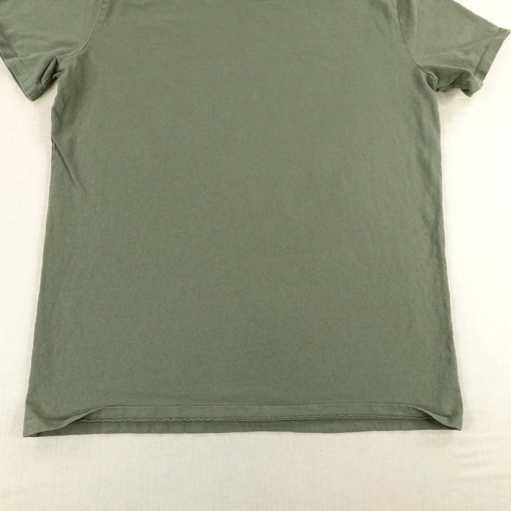 Gustin Gustin Men's T-Shirt Short Sleeve Crew Neck Solid Cotton Made in USA Green Medium Casual Size US M / EU 48-50 / 2 - 3 Thumbnail