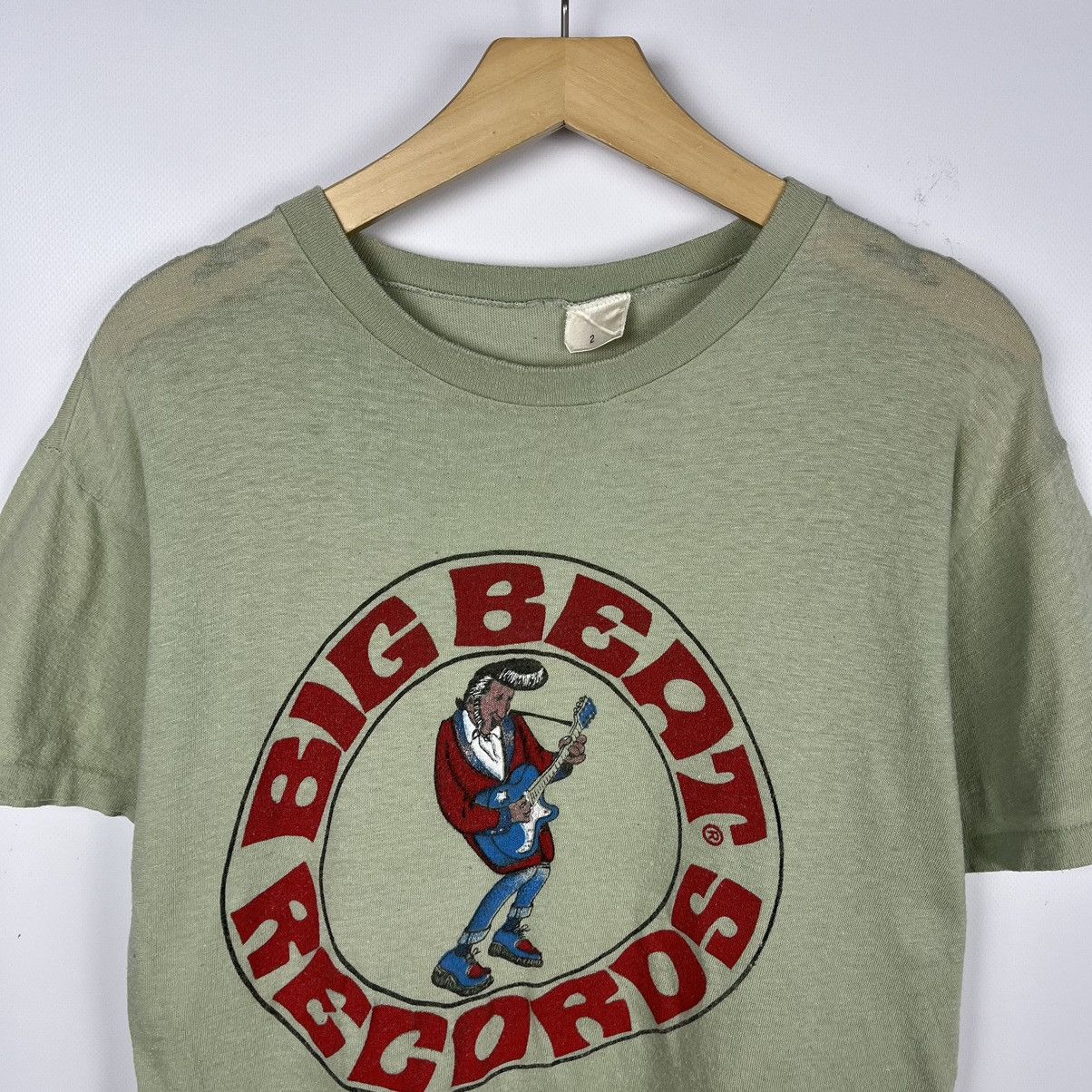 Vintage Vintage Big Beat Records T Shirt 80’s Size US S / EU 44-46 / 1 - 2 Thumbnail