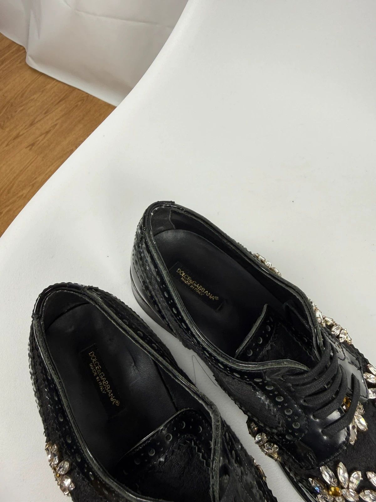 Dolce & Gabbana Dolce & Gabbana Embellished Brogues size 36 Size US 6 / IT 36 - 10 Thumbnail