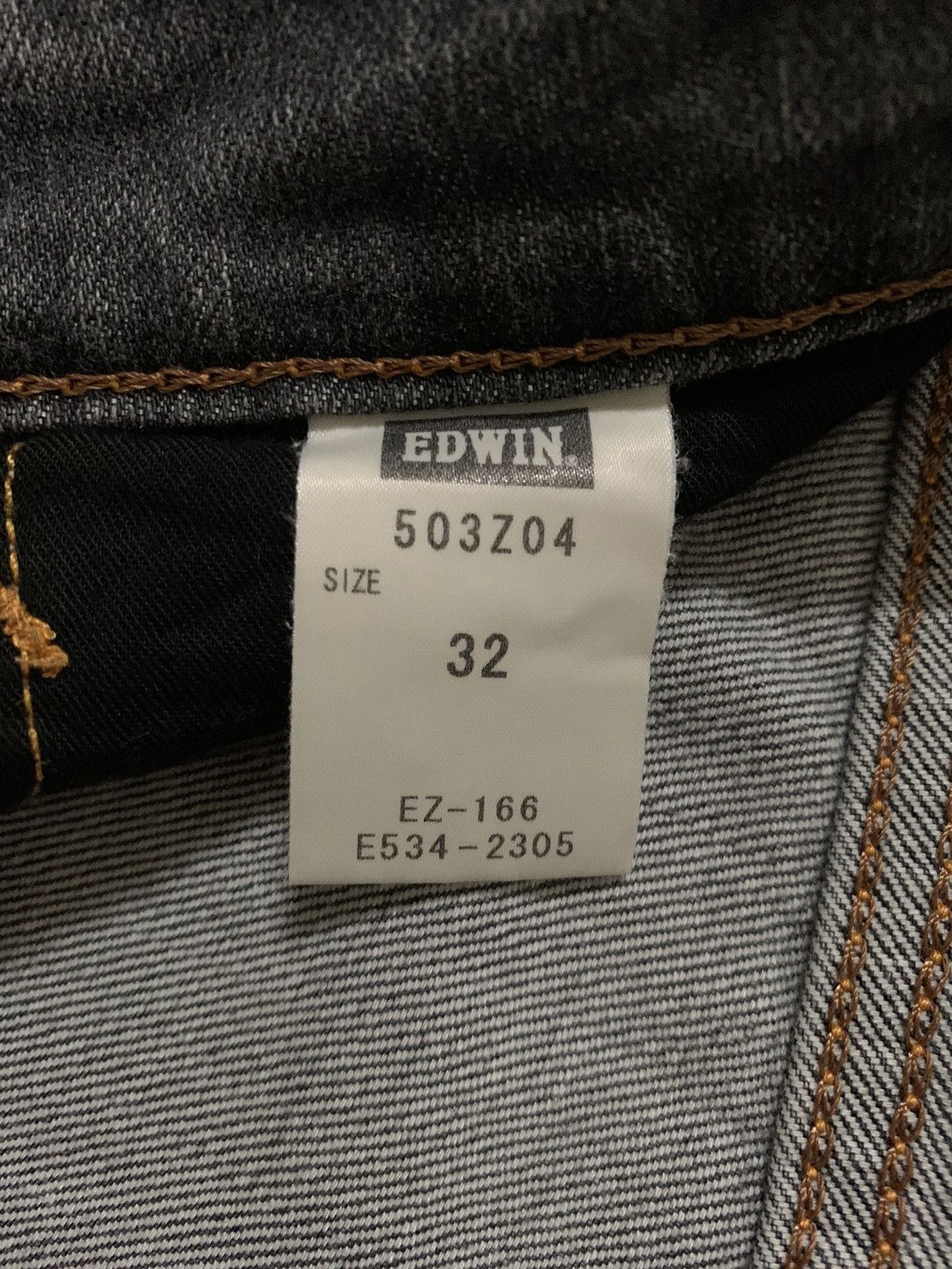 Edwin Vintage Edwin 503Zero Faded Baggy Distressed Grunge Jeans Size US 33 - 19 Thumbnail