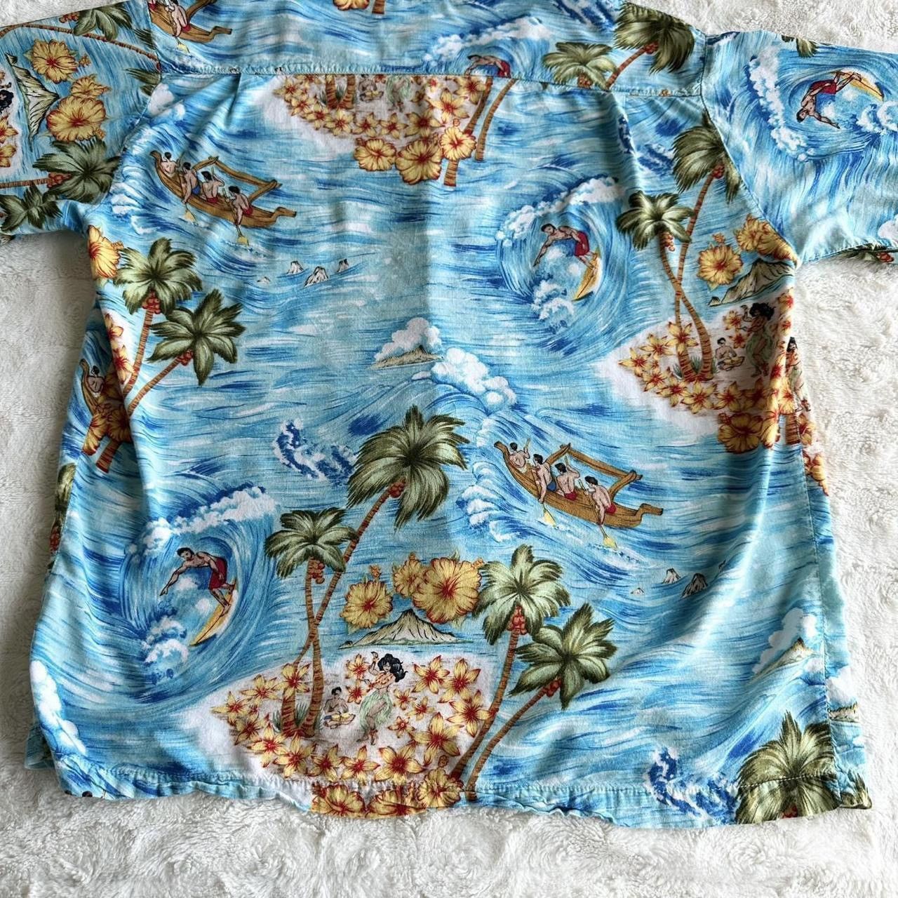 Ocean Current Vintage Ocean Current Hawaiian Shirt Mens M Hula Girl Rayon Size US M / EU 48-50 / 2 - 6 Thumbnail