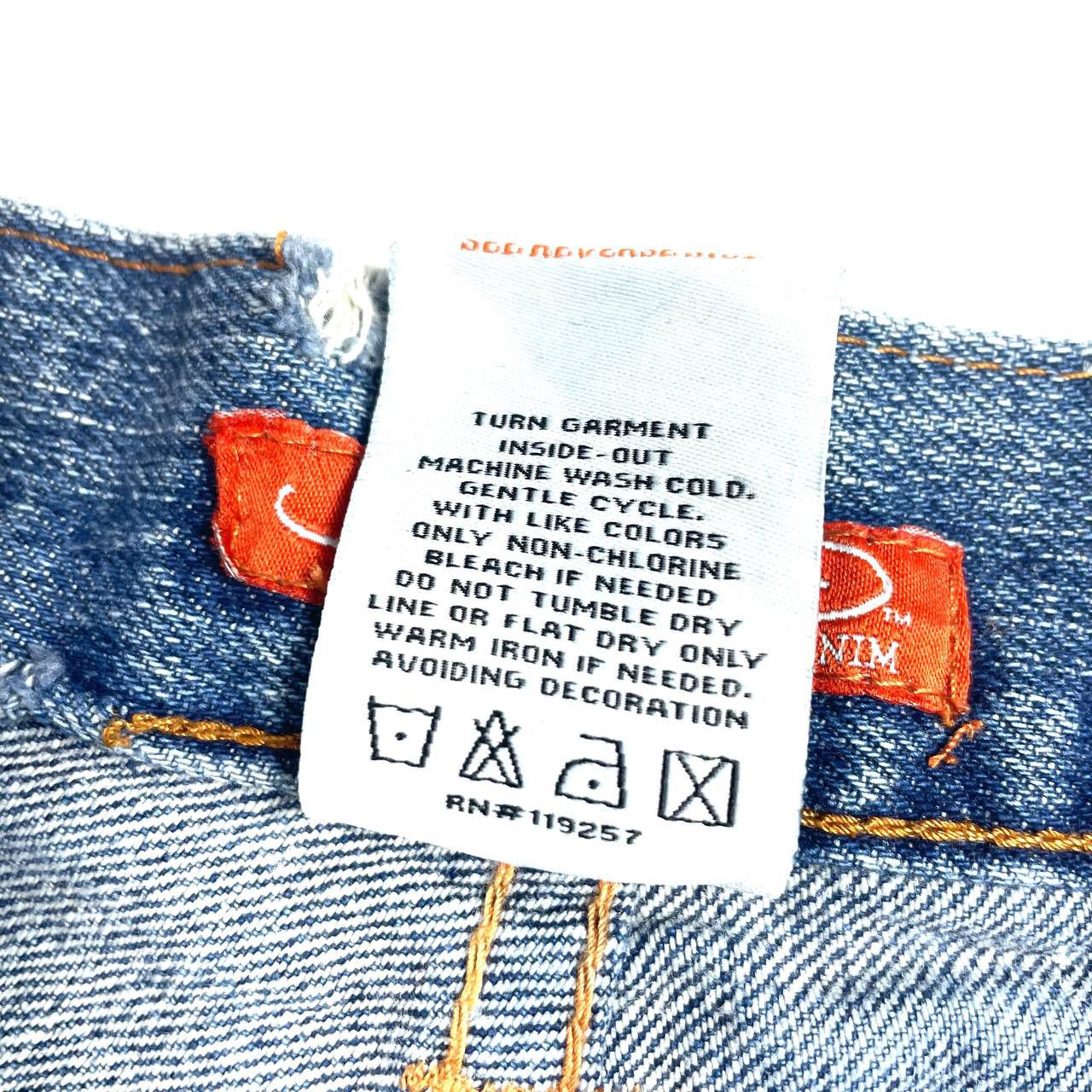 Ed Hardy Crazy Rare Ed Hardy Avant Garde Denim Jeans Size: 32 - 33 Size US 33 - 14 Thumbnail