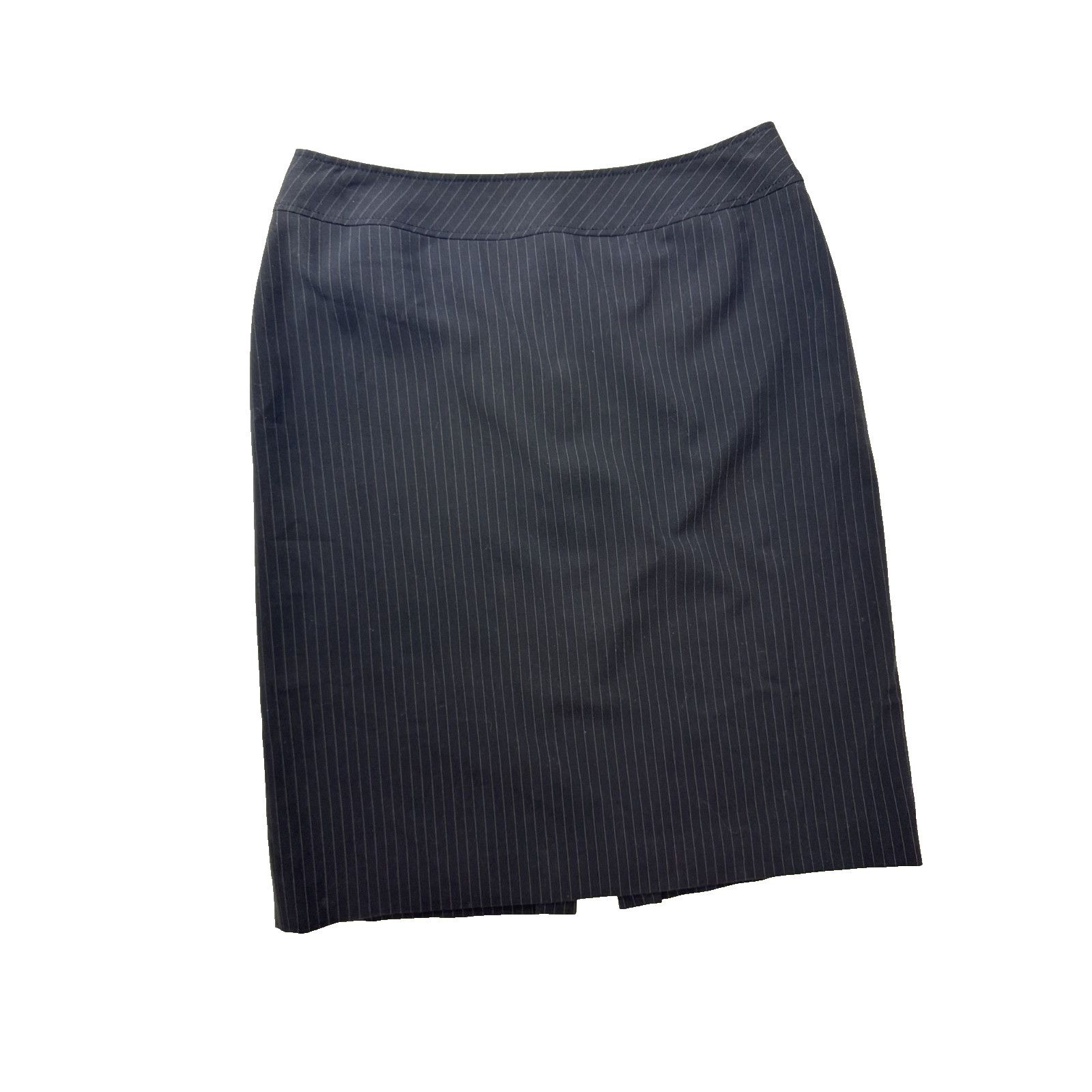 Banana Republic Tahari Arthur S. Levine Skirt Pinstripe Academia Gray 8 Size 30" / US 8 / IT 44 - 1 Thumbnail