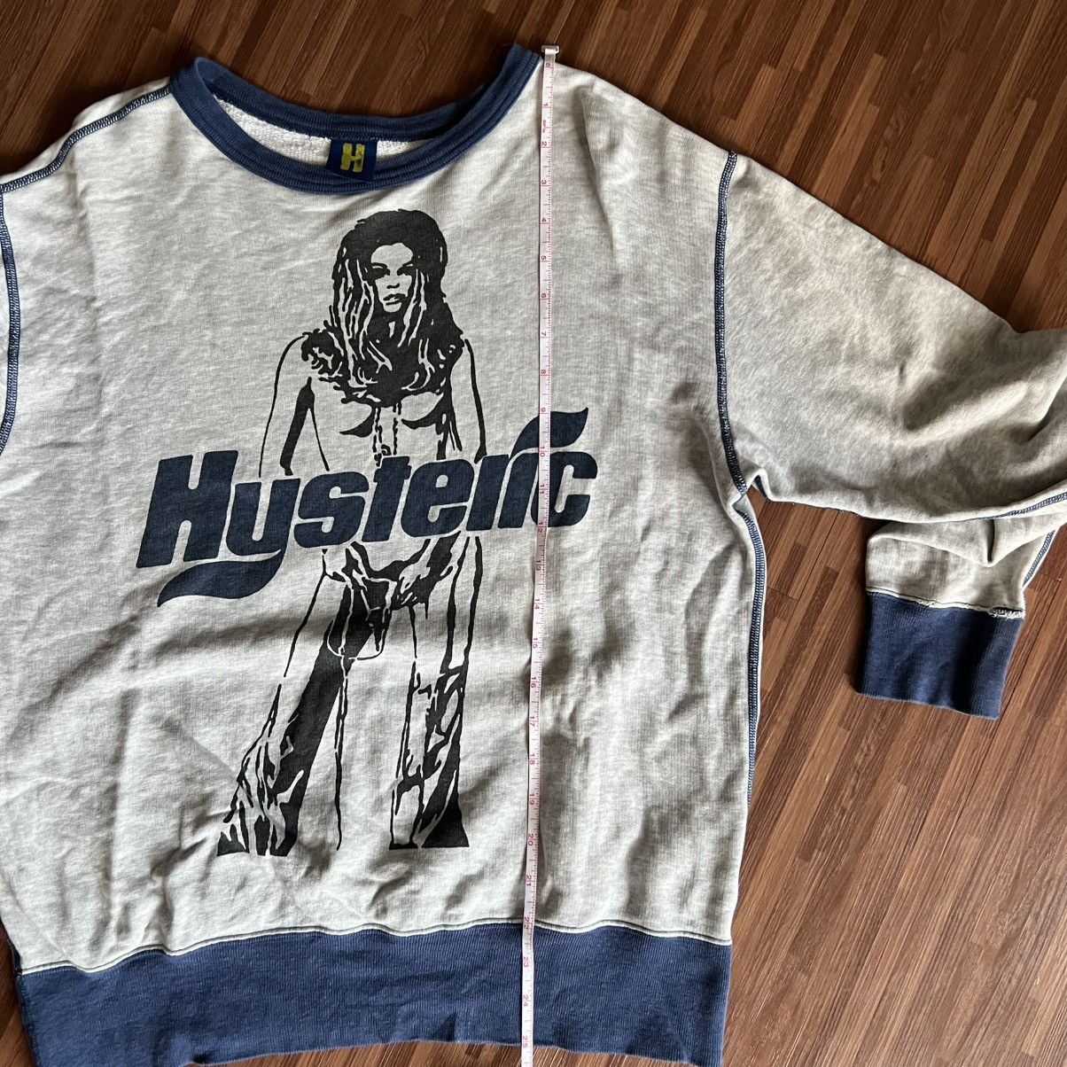 Hysteric Glamour × Japanese Brand × Vintage “HYSTERIC GLAMOUR” TRASHED NAKED GIRL SWEATSHIRT Size M / US 6-8 / IT 42-44 - 25 Thumbnail