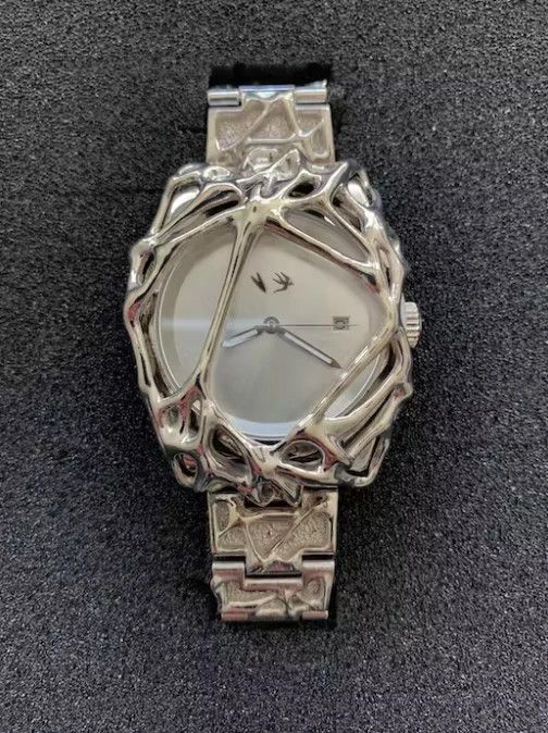image of Alabaster Industries Watch Mercury Sinew In Silver, Men's