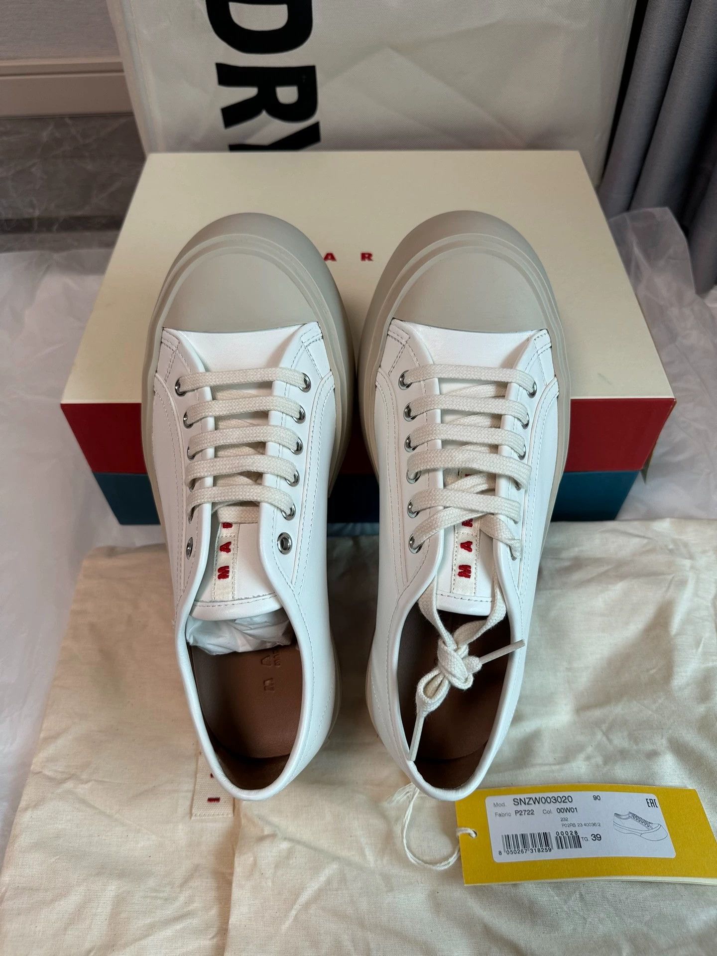 Marni Marni Pablo Oversized Mary Jane White 39 Size US 8.5 / IT 38.5 - 7 Thumbnail