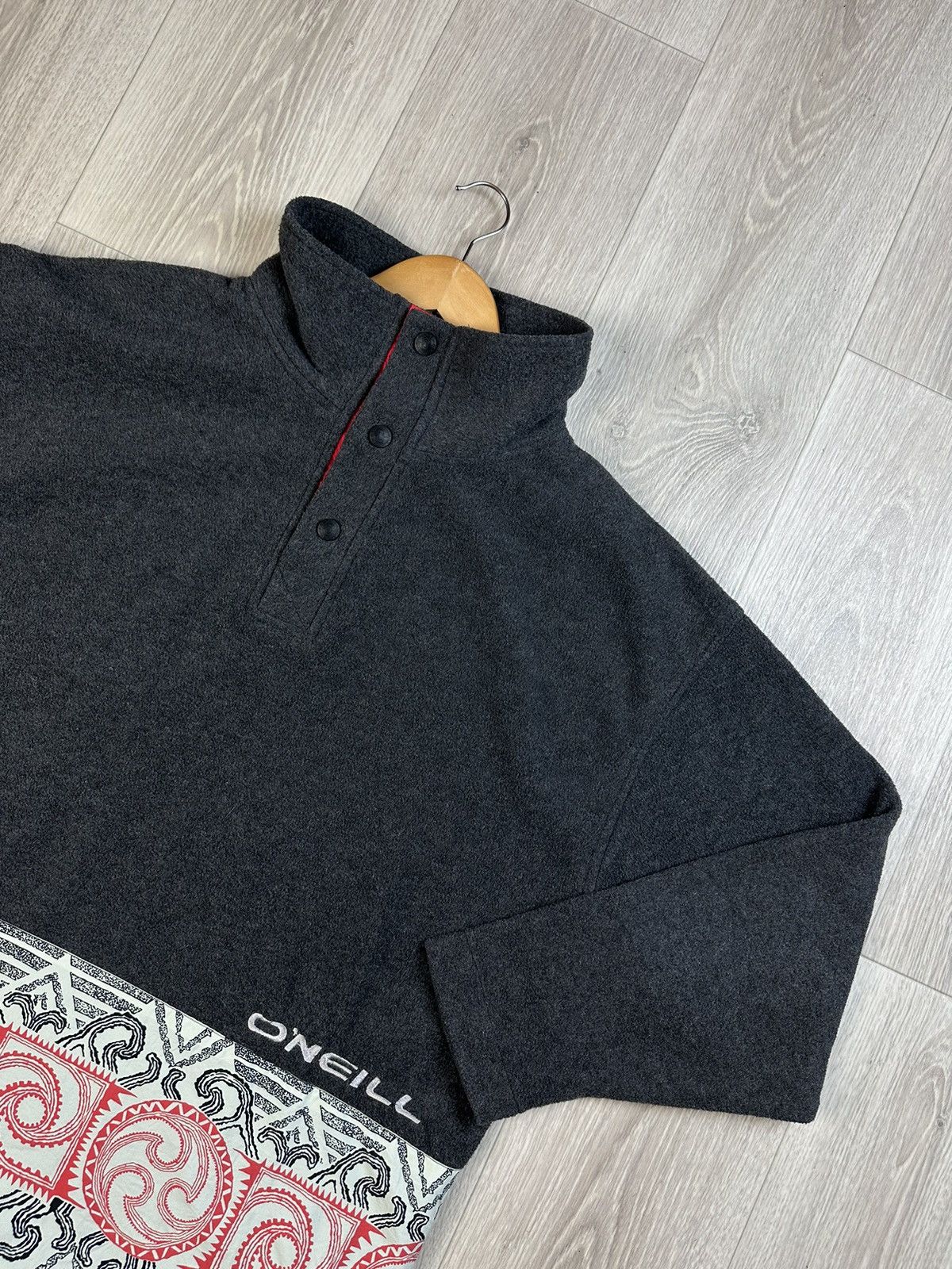 O'Neill Vintage 90s O’Neill Fleece Jacket Big Logo Rare Size US L / EU 52-54 / 3 - 2 Thumbnail