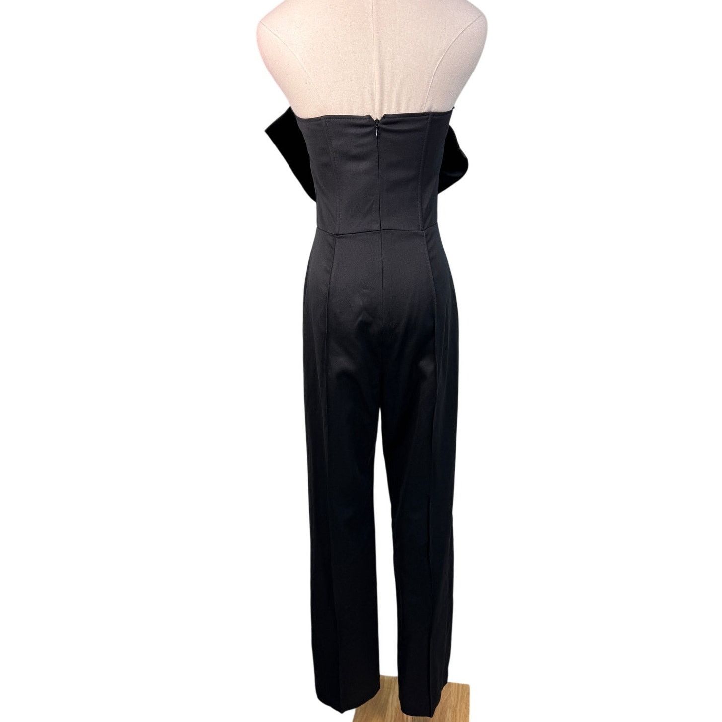 Fleur du Mal Fleur du Mal Bow Tie Jumpsuit black wool size 2 Size 26" / US 2 / IT 38 - 10 Thumbnail