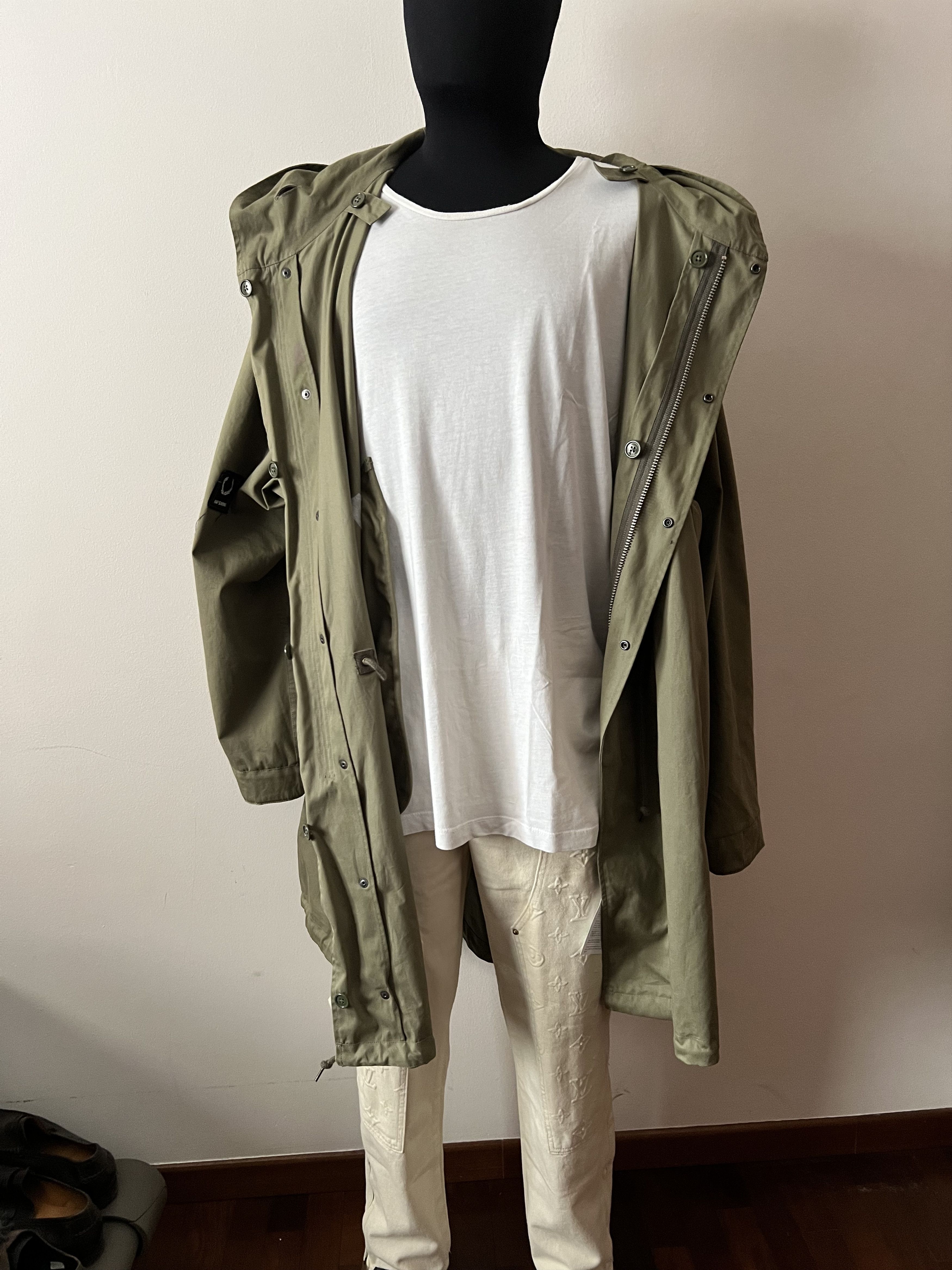Fred Perry × Raf Simons Raf Simons Detachable Liner Parka Size US L / EU 52-54 / 3 - 16 Thumbnail