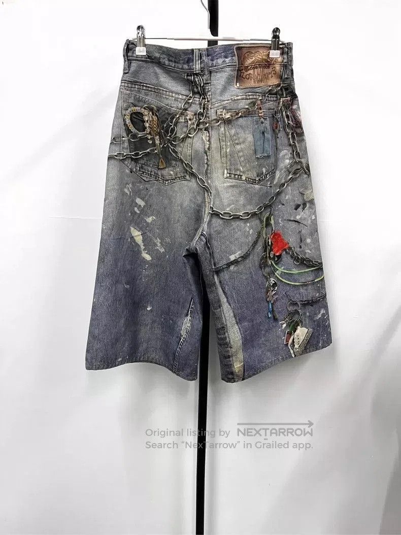 Acne Studios Acne Studios Denim Shorts with 3D Design. Size US 44 / EU 60 - 2 Thumbnail