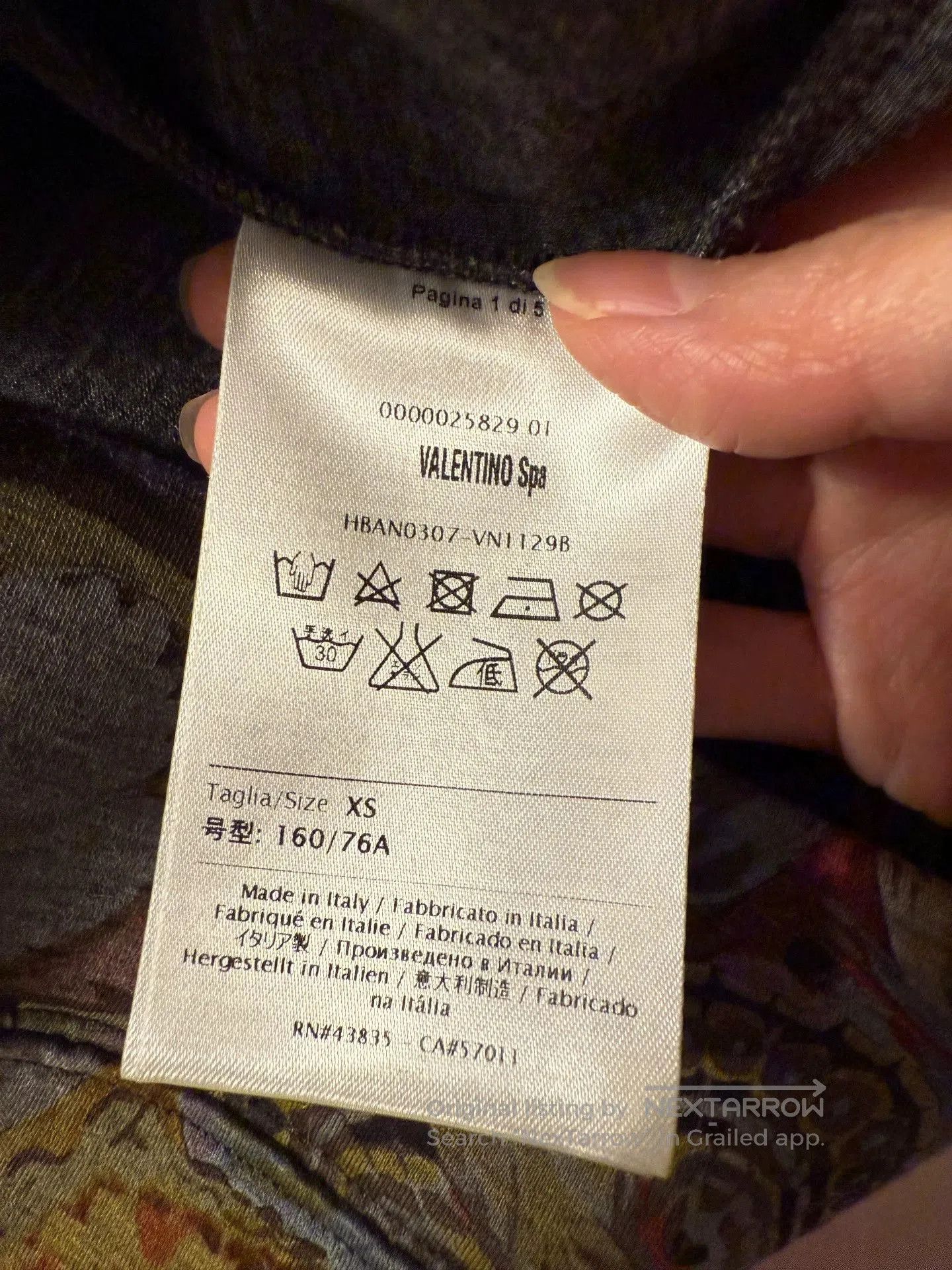 Valentino Valentino Butterfly Print Sweatshirt. Size US XS / EU 42 / 0 - 5 Thumbnail