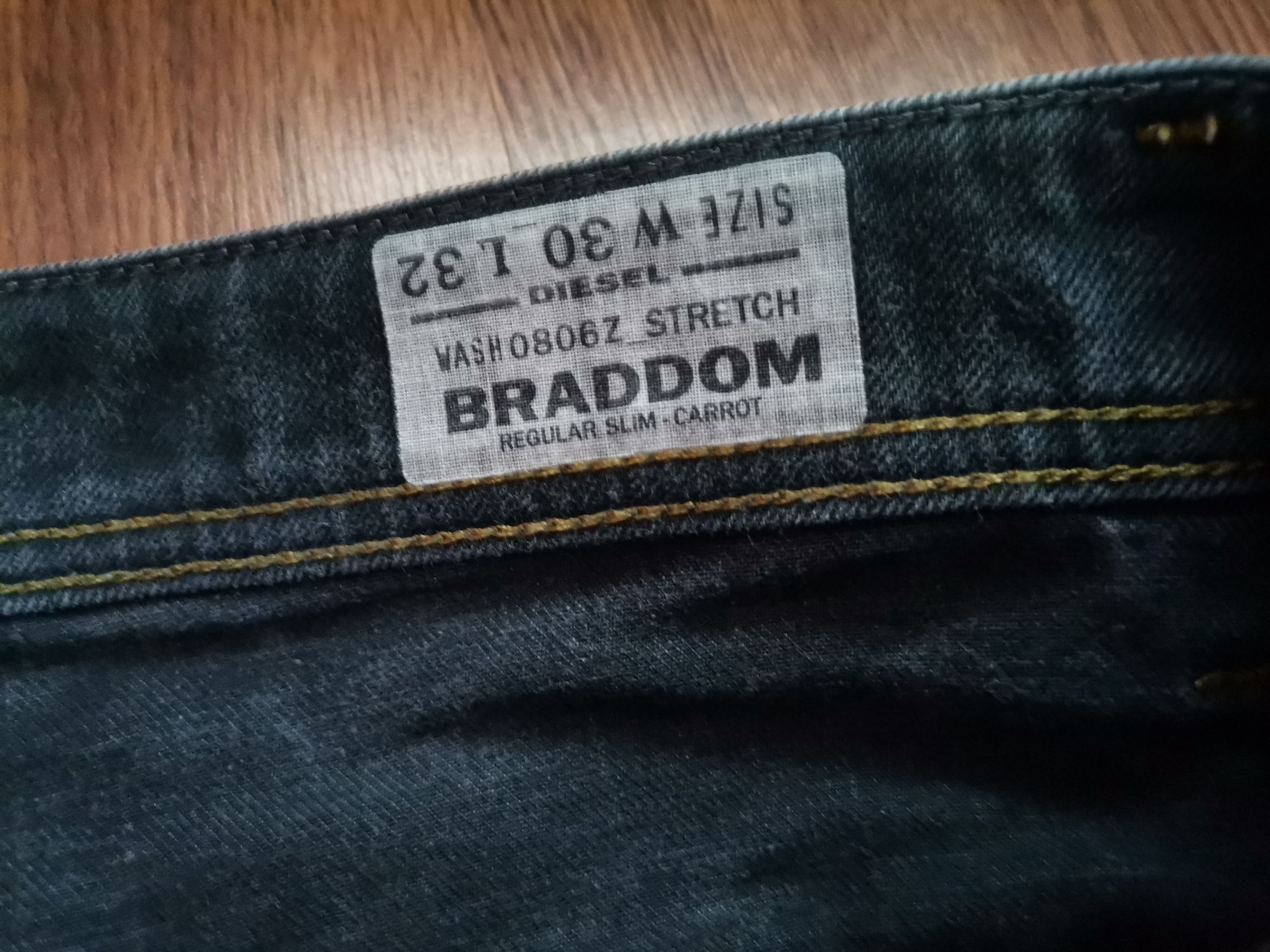 Diesel Diesel Braddom Distressed Jeans Size US 30 / EU 46 - 2 Thumbnail