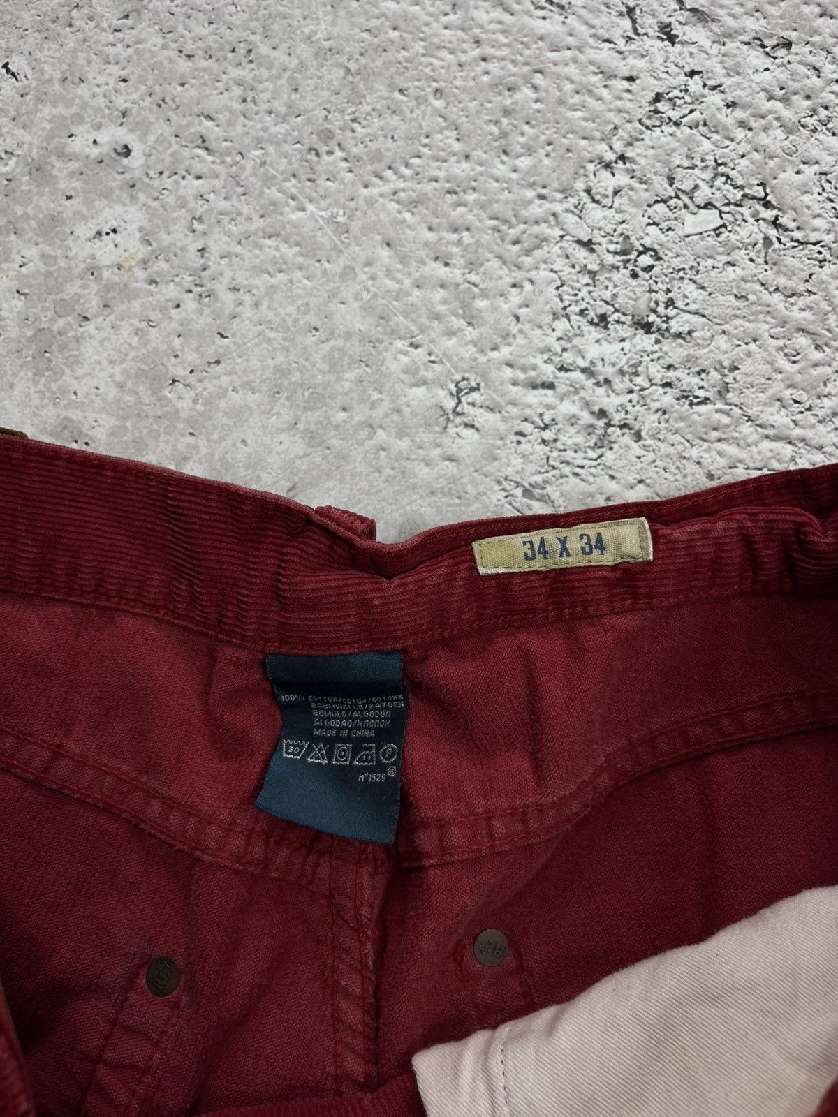 Polo Ralph Lauren Vintage Polo Ralph Lauren Red Corduroy Pants 34x34 Size US 34 / EU 50 - 13 Thumbnail