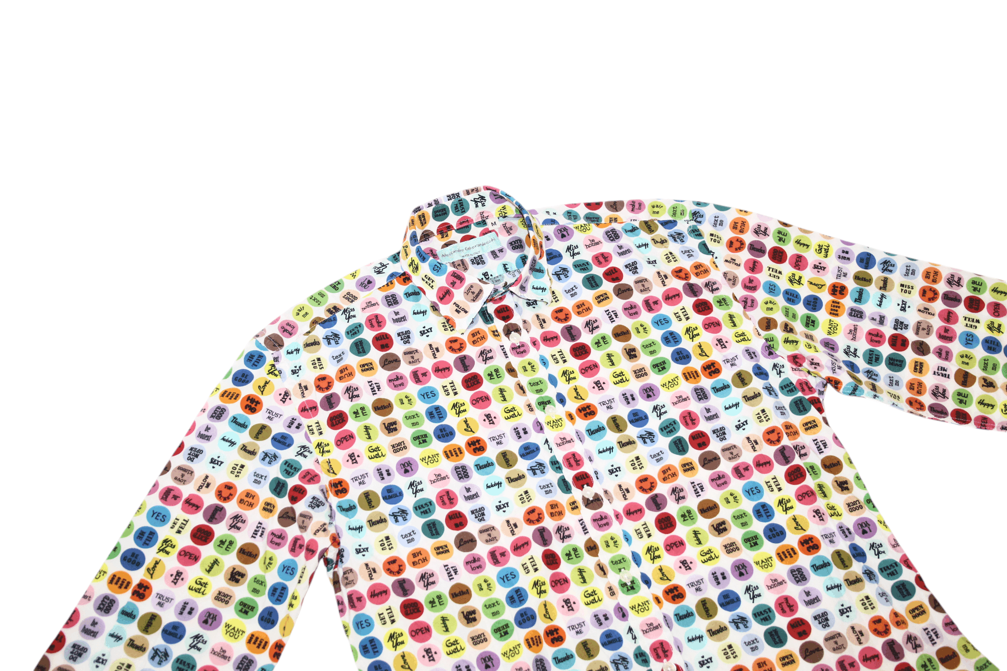 Robert Graham Alessandro Gherardeschi crazy coloured design casual shirt Size US M / EU 48-50 / 2 - 2 Thumbnail