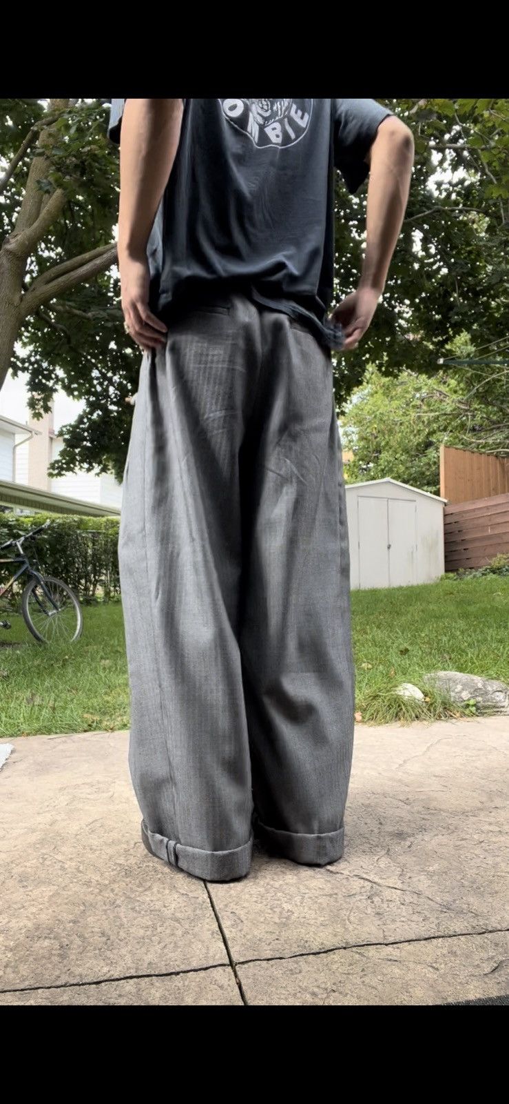 System System Wide Leg Trouser (Rare) Size US 34 / EU 50 - 4 Thumbnail
