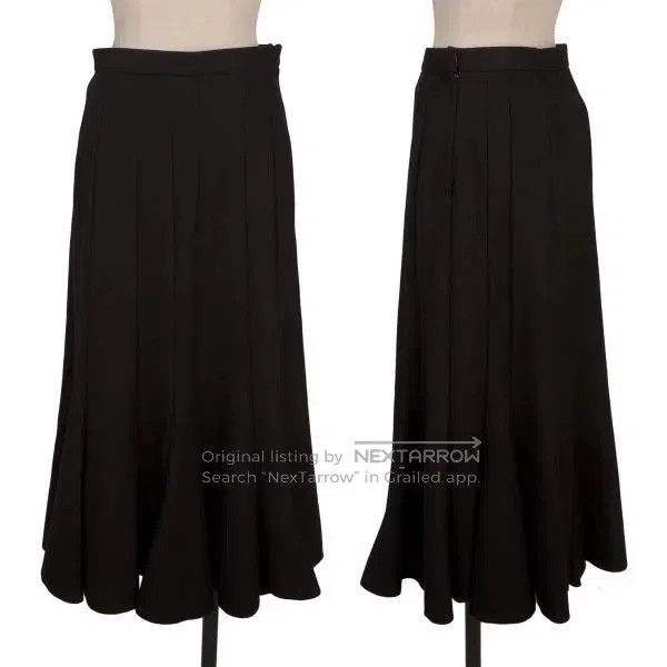 Comme Des Garcons size M Black retro umbrella skirt