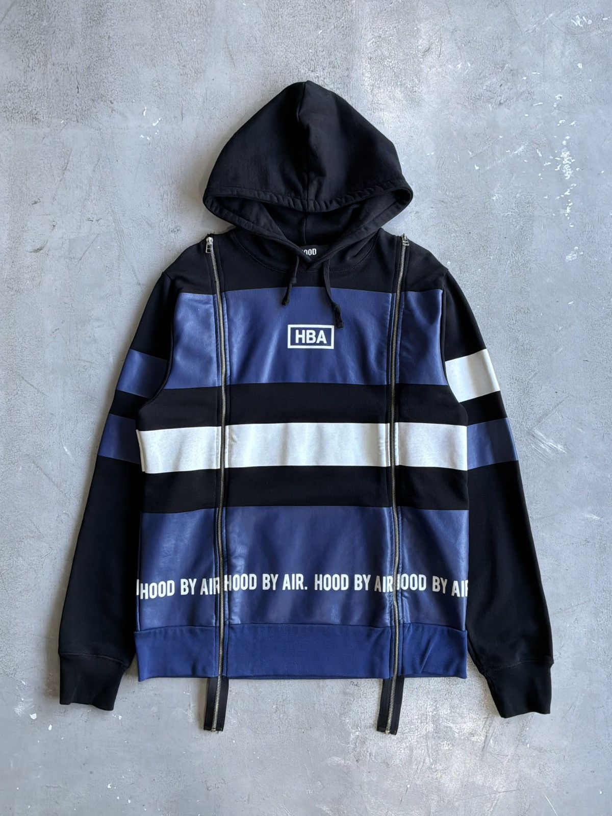 Hood By Air Hood By Air - Double Zip Hoodie Size US L / EU 52-54 / 3 - 1 Thumbnail