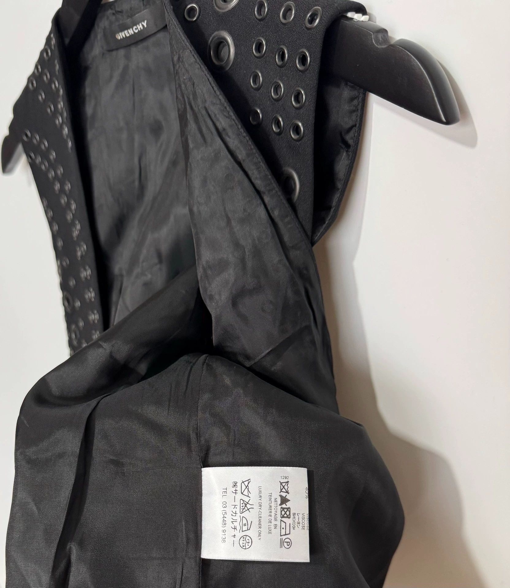 Givenchy Givenchy Metal Ring Tailcoat Vest 36 Size US S / EU 44-46 / 1 - 6 Thumbnail