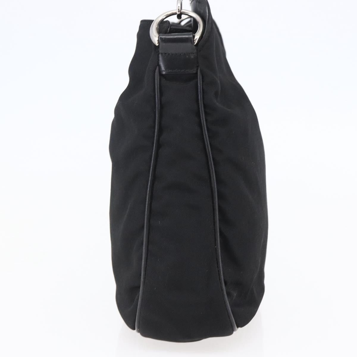 Gucci GUCCI Bamboo Hand Bag Nylon Black Silver 001 1638 001 1638 Size ONE SIZE - 5 Thumbnail