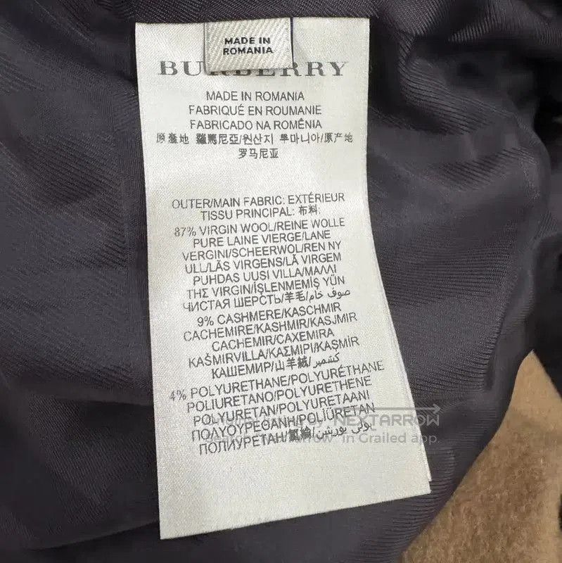 Burberry Brown Wool Long Coat for Men.