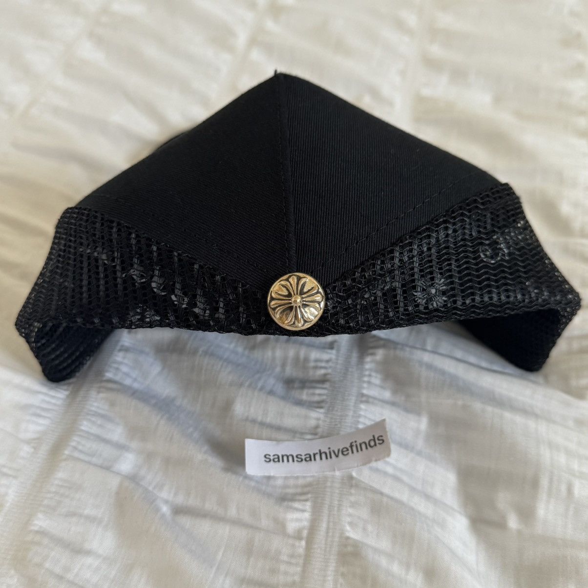 Chrome Hearts Chrome Hearts Fuck You Trucker Hat Black Size ONE SIZE - 4 Thumbnail
