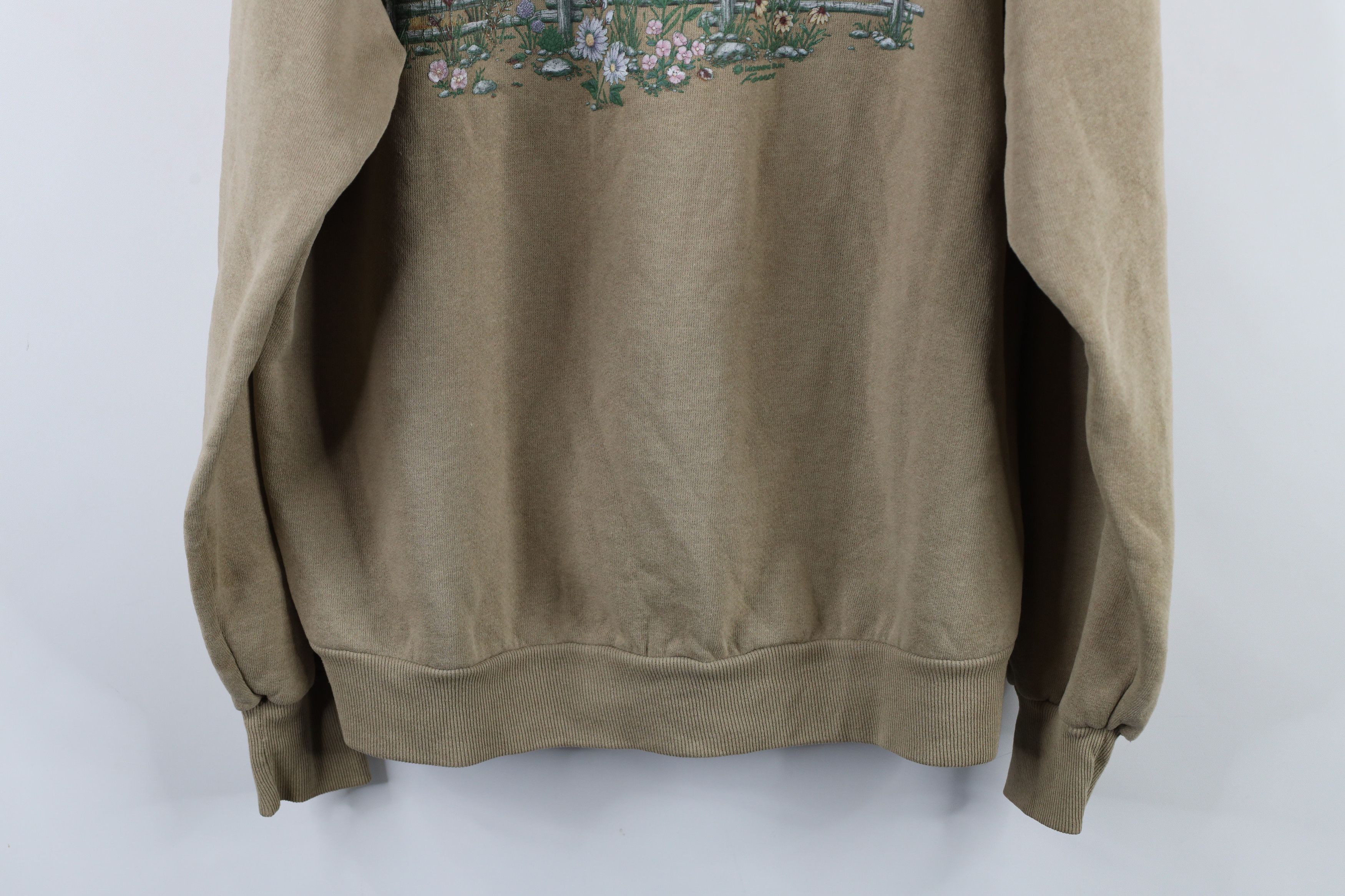 Vintage Vintage 90s Streetwear Autumn Country Sunflowers Sweatshirt Size XXL / US 16-18 / IT 52-54 - 16 Thumbnail