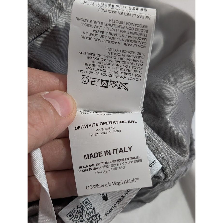 Off-White o1rshd1 Wool Long Lounge Trackpant in Melange Grey Size US 36 / EU 52 - 23 Thumbnail