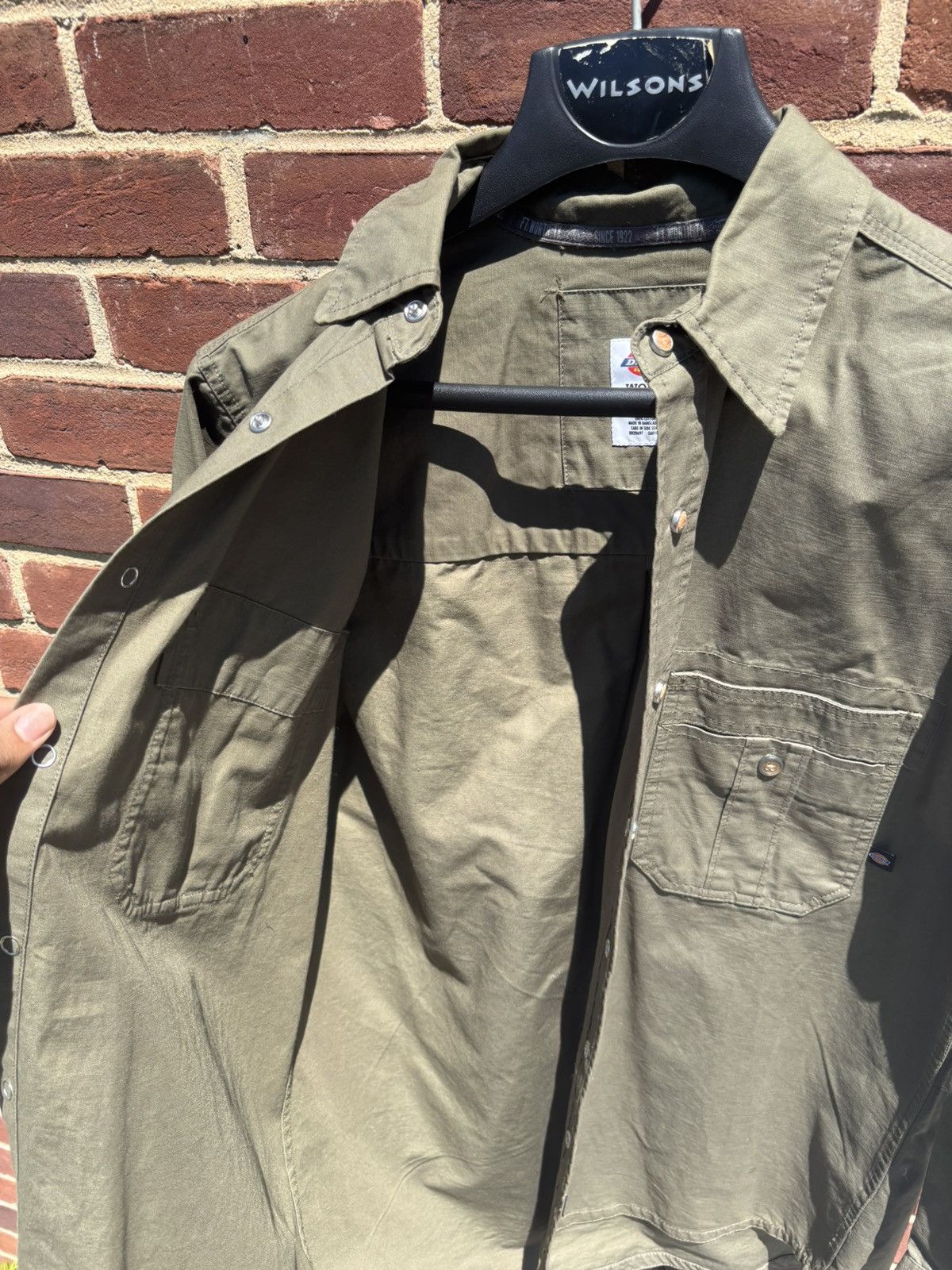 Dickies × Vintage Vintage Dickies Button Up Shirt Size US L / EU 52-54 / 3 - 5 Thumbnail