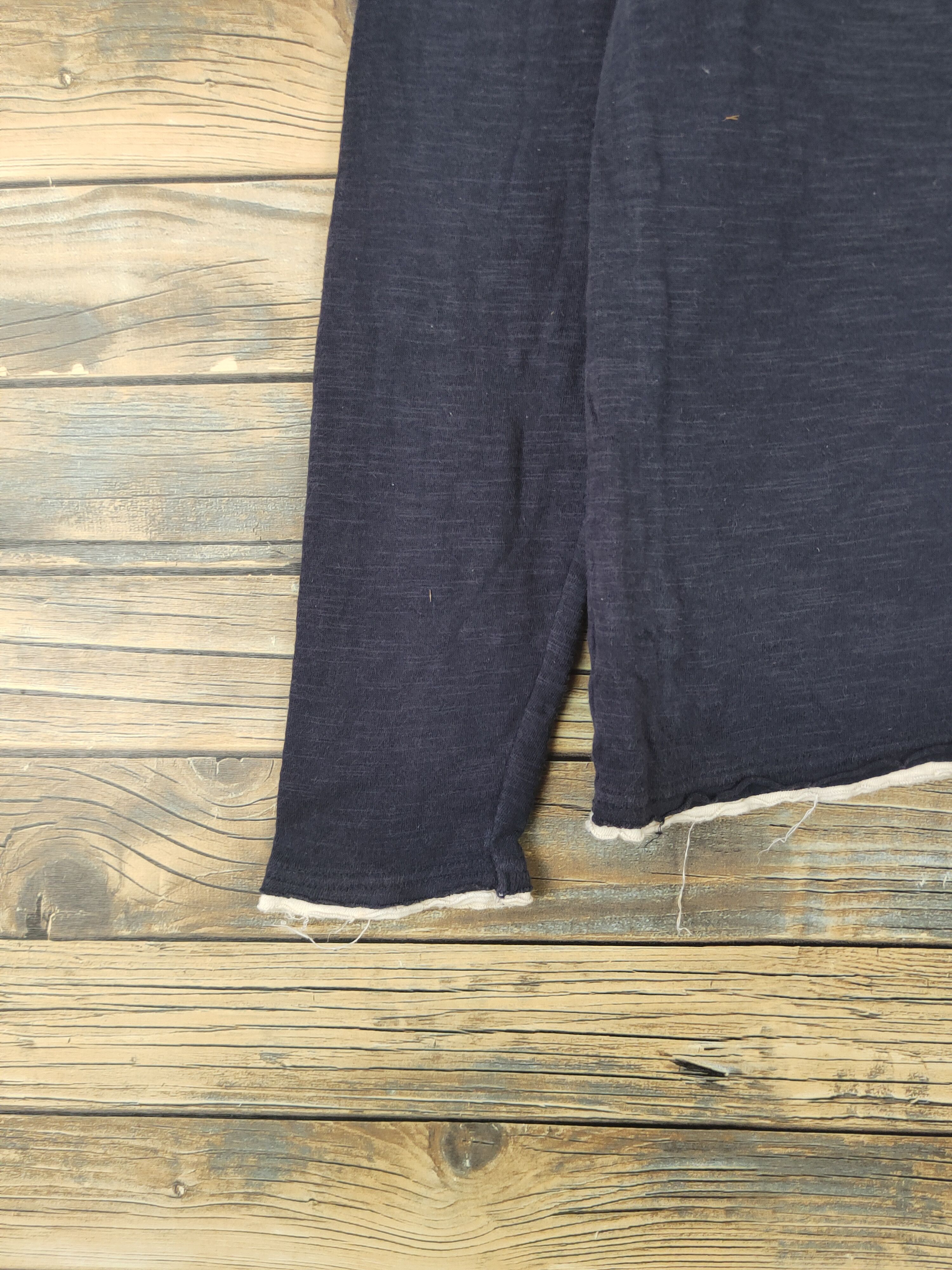 Takeo Kikuchi × Vintage DL Takeo Kikuchi Navy Long Sleeve T-shirt #608 Size US M / EU 48-50 / 2 - 4 Thumbnail