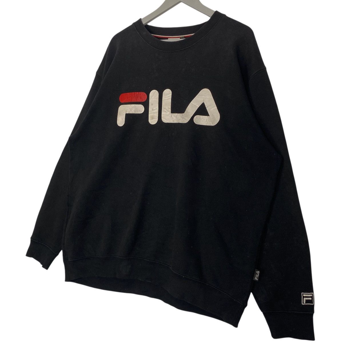 Vintage Vintage Fila Crewneck Sweathirt Black Pullover Jumper Size L Size US L / EU 52-54 / 3 - 2 Thumbnail