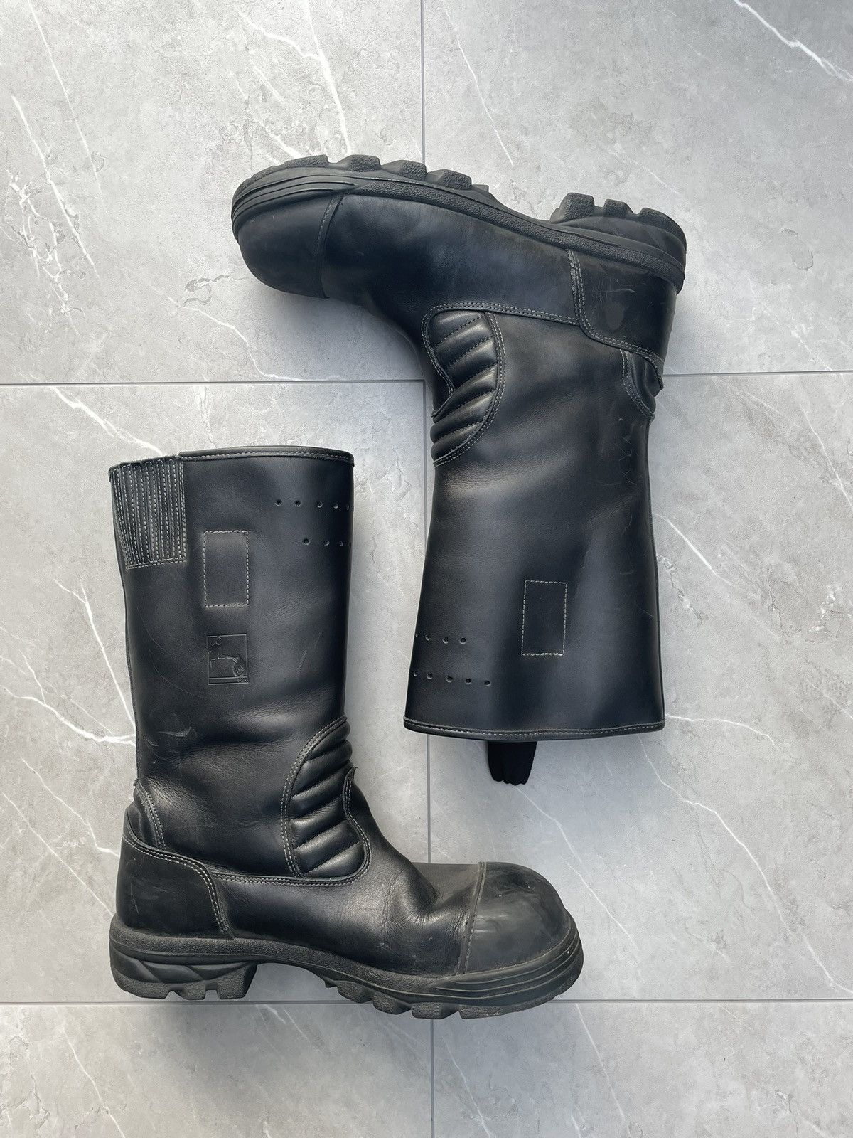 Vintage 70s Vintage Military Black Leather Combat Boots Size US 9 / EU 42 - 6 Thumbnail