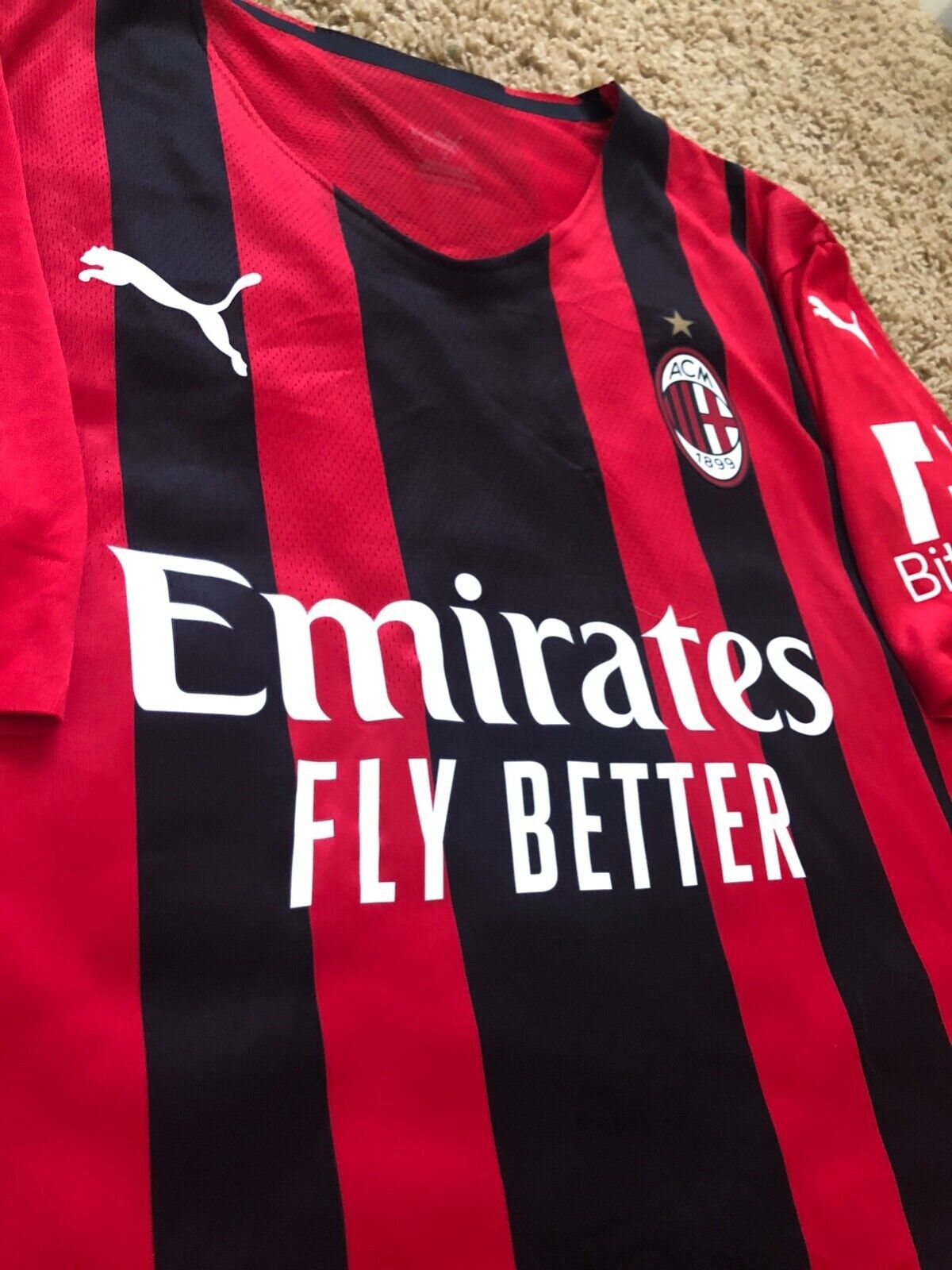 Puma AC Milan 2021/2022 PUMA CL Messias Soccer Jersey L Size US L / EU 52-54 / 3 - 3 Thumbnail