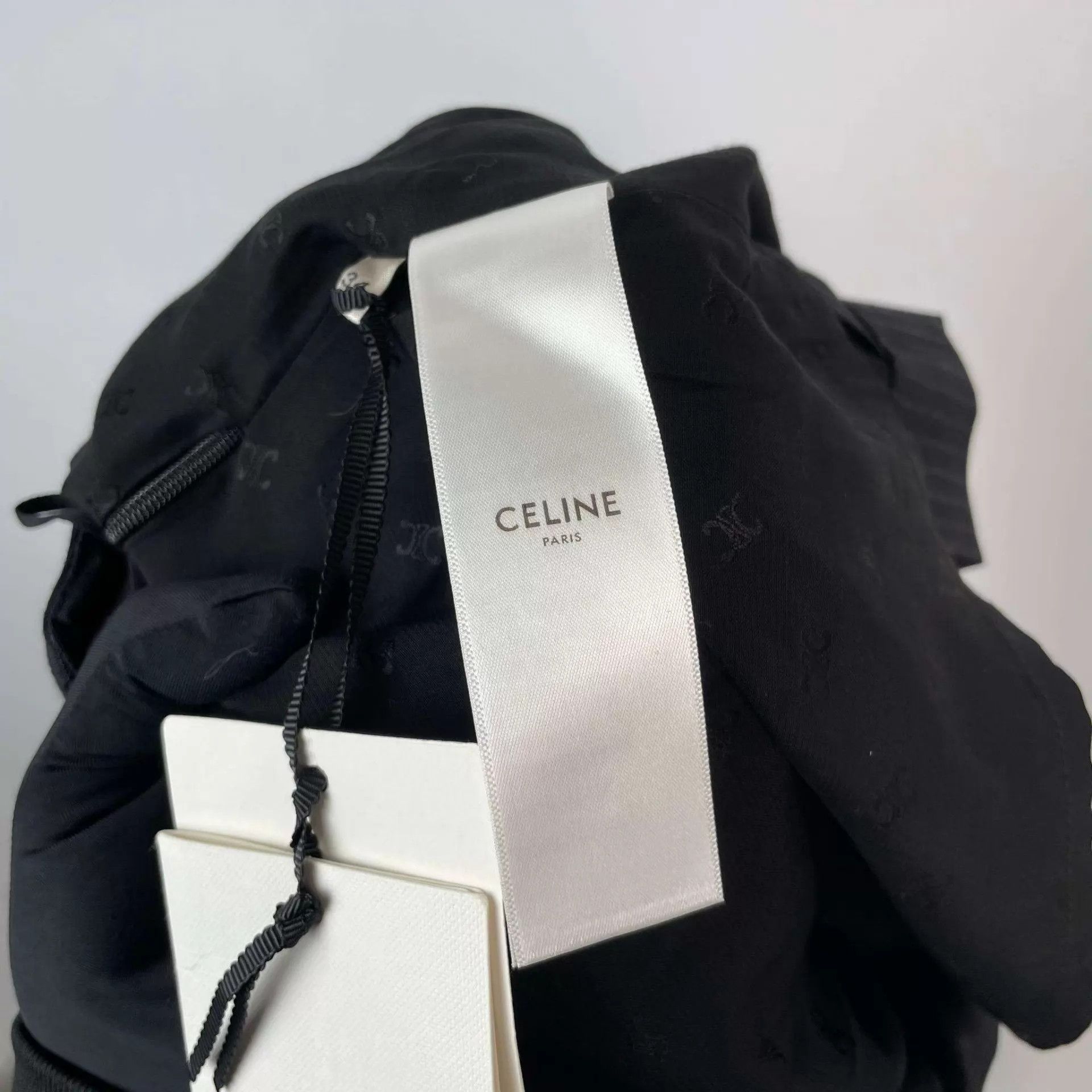 Celine Celine Pleated Wool Mini Skirt Black Size 155 New With Tags Size 24" / US 00 / IT 34 - 7 Thumbnail