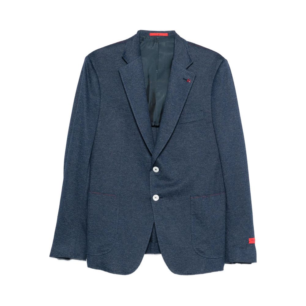Isaia Isaia BLUE Jackets - Blazers Size US XL / EU 56 / 4 - 1 Thumbnail